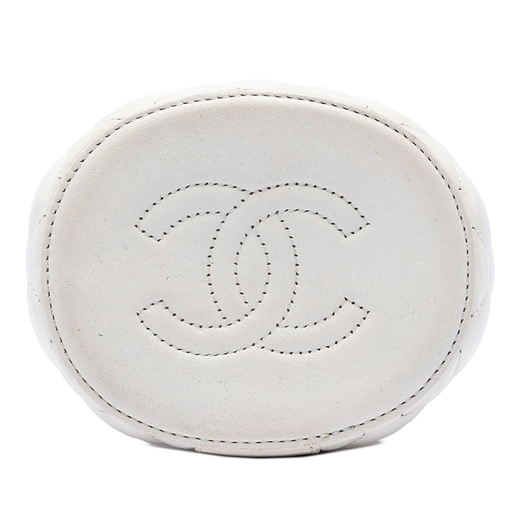 Chanel Small Matelassé Cuir d’agneau Crown Boîte Sac