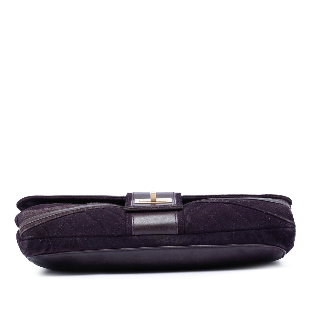 Chanel Matelassé Daim Union Jack Reissue 2.55 Double rabat 227