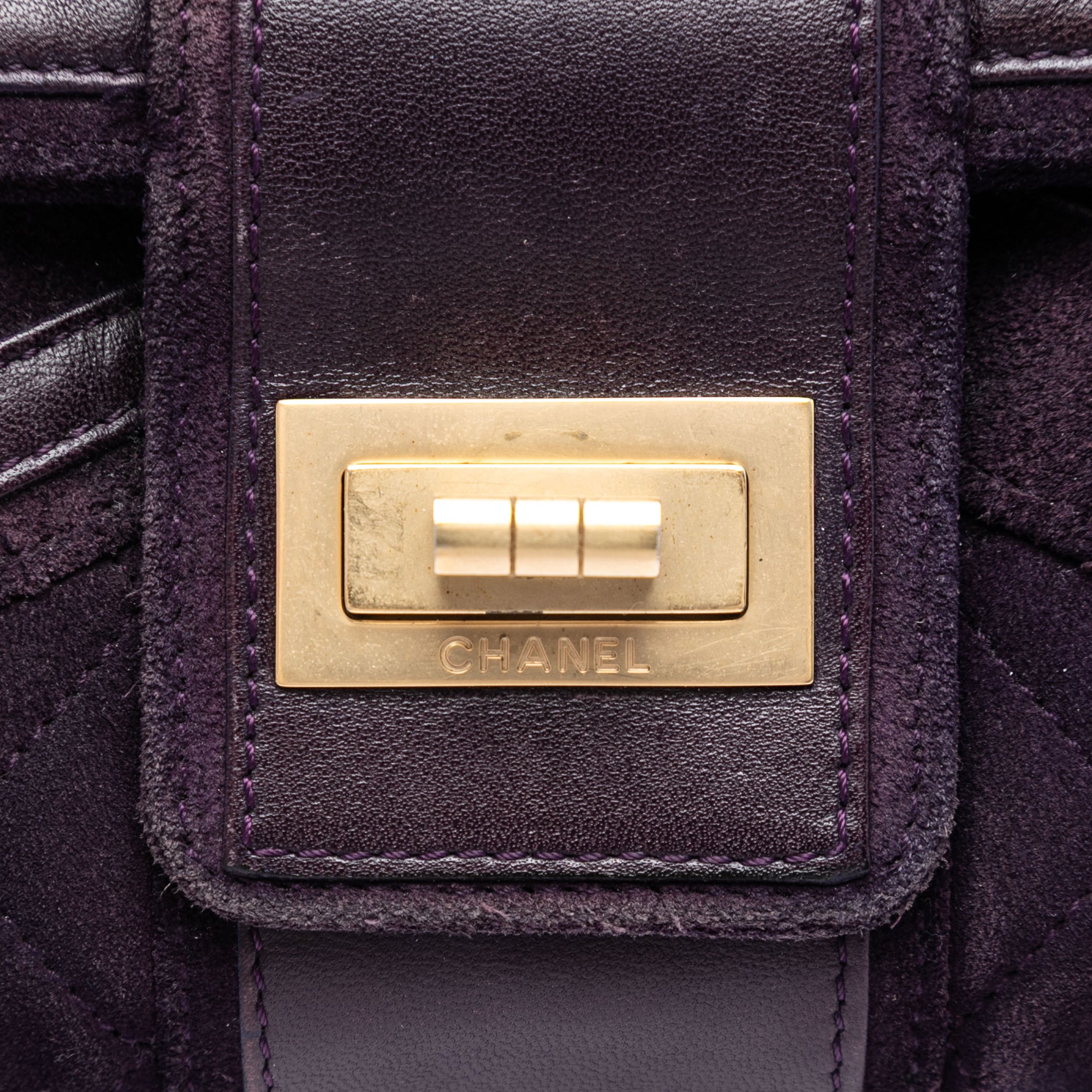 Chanel Matelassé Daim Union Jack Reissue 2.55 Double rabat 227