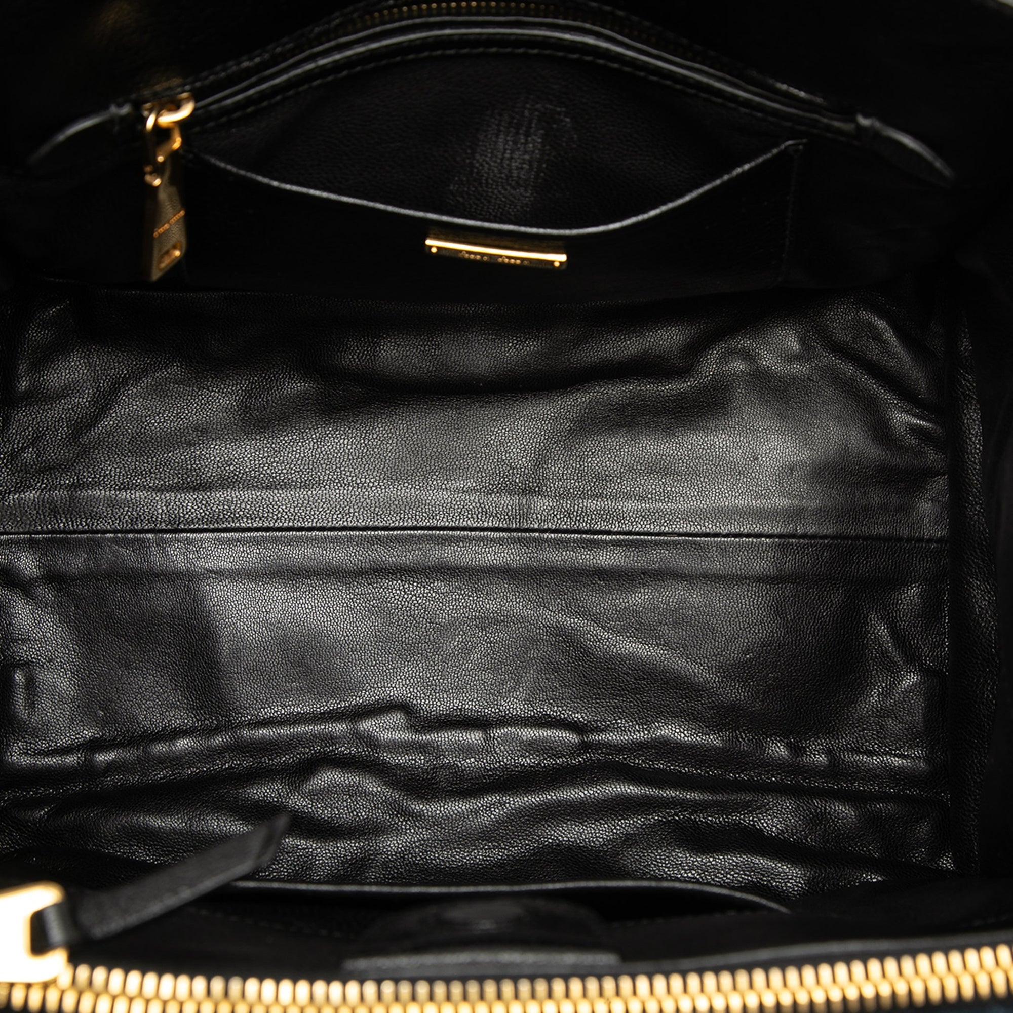 Miu Miu Matelasse Jean Biker Cabas