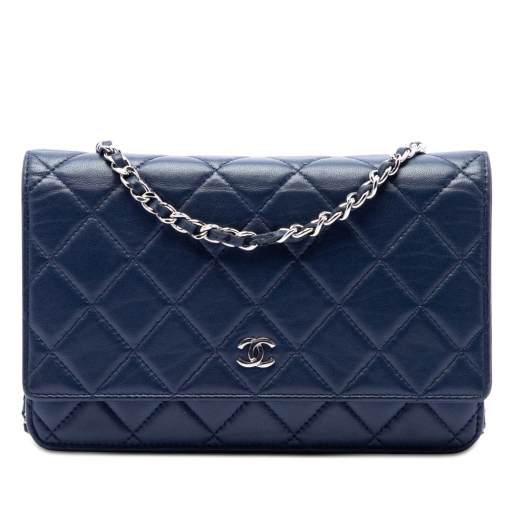 Chanel CC Matelassé Cuir d’agneau Wallet on Chain