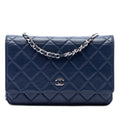 Chanel CC Matelassé Cuir d’agneau Wallet on Chain