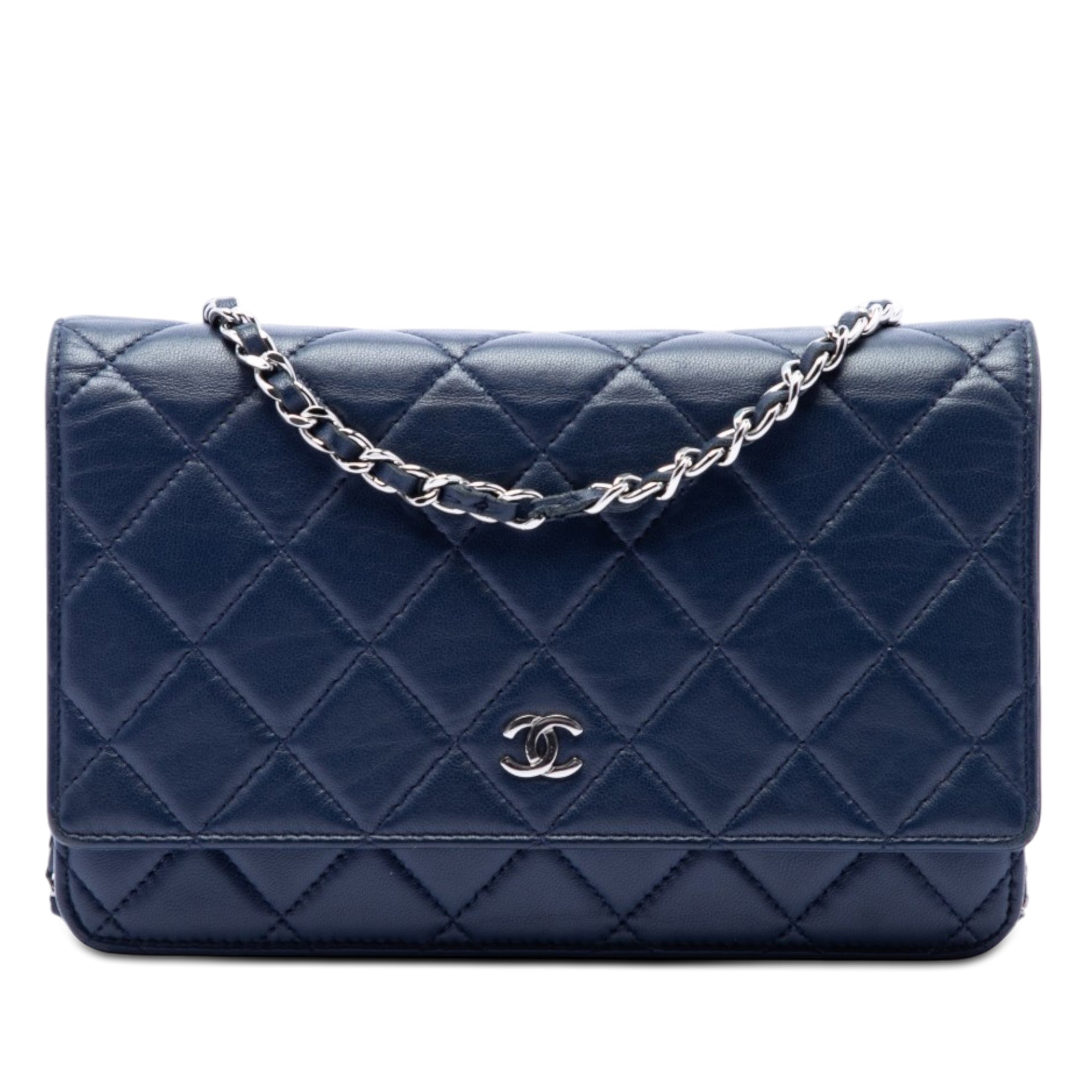 Chanel CC Matelassé Cuir d’agneau Wallet on Chain