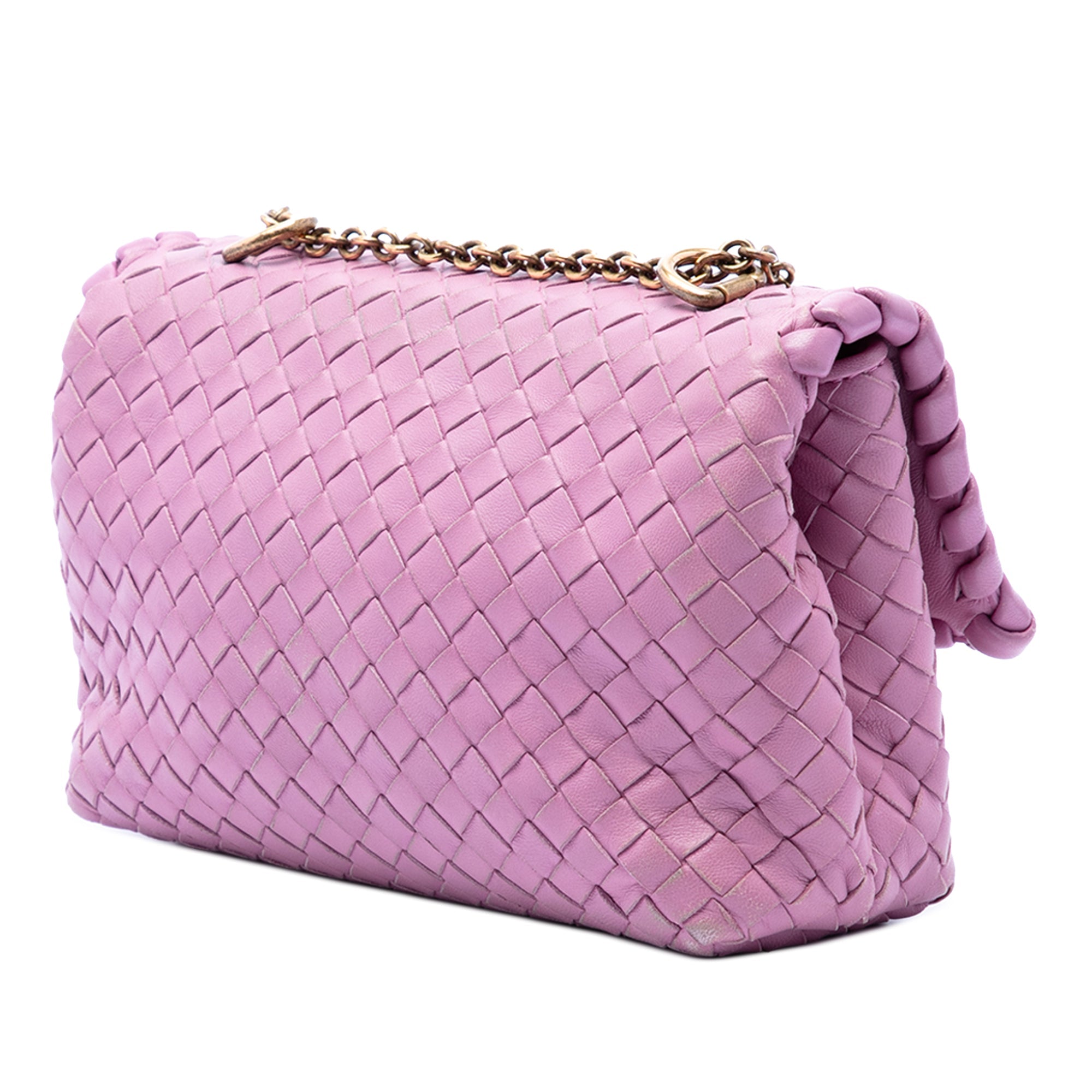 Bottega Veneta Baby Nappa Intrecciato Olimpia Sac porté croisé