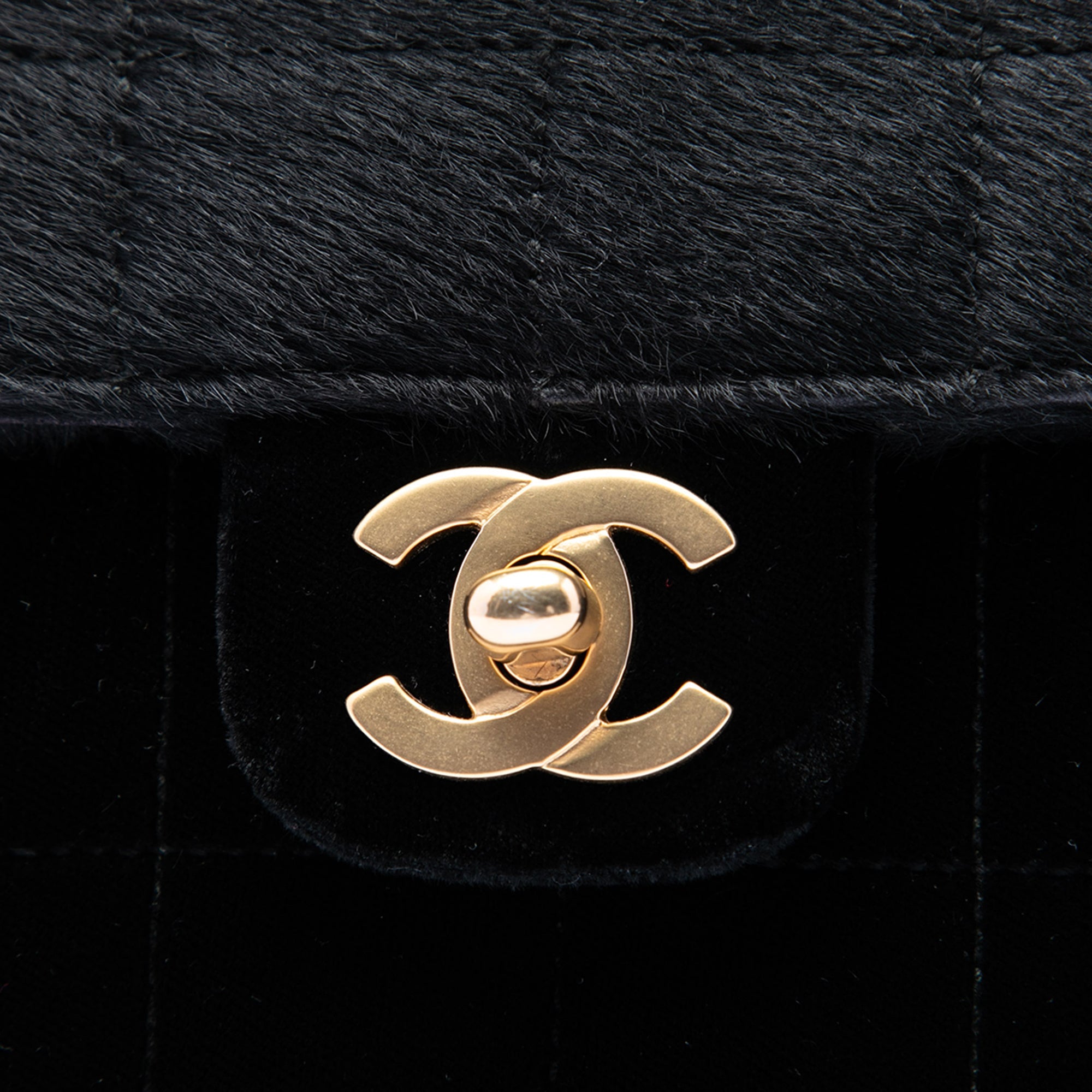 Chanel Chocolate Bar Pony Hair East West à rabat