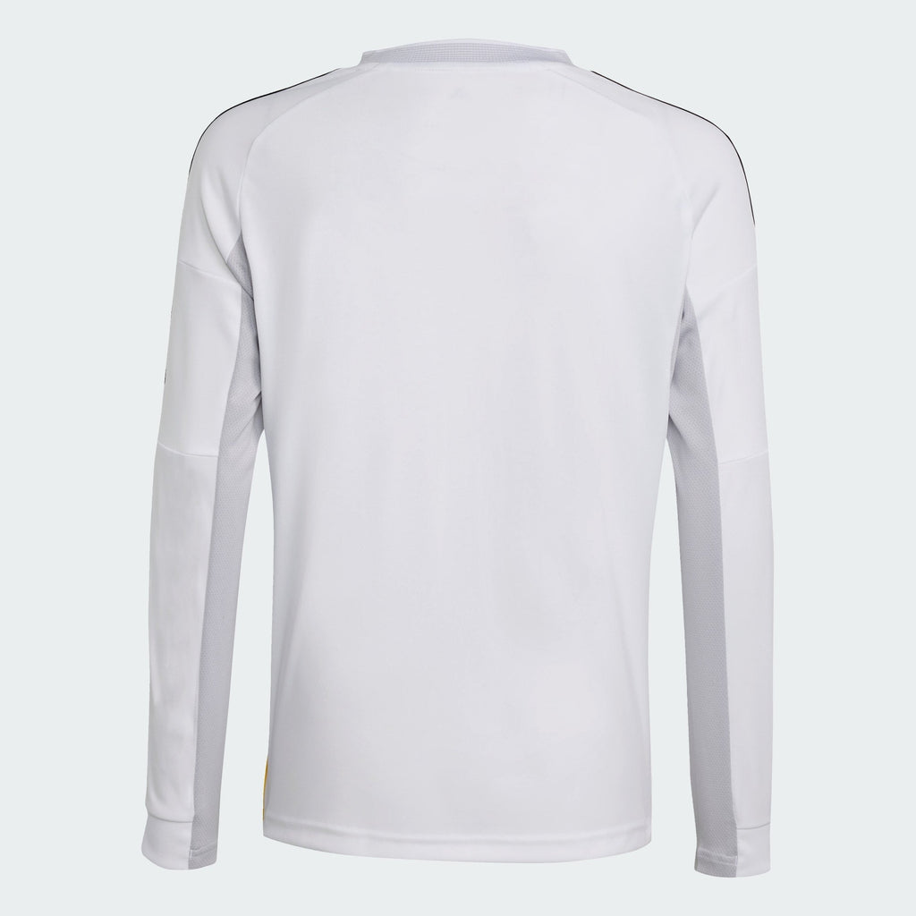 adidas Real Madrid 25/26 Long Sleeve Home Jersey Kids