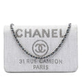 Chanel Toile Deauville Wallet on Chain