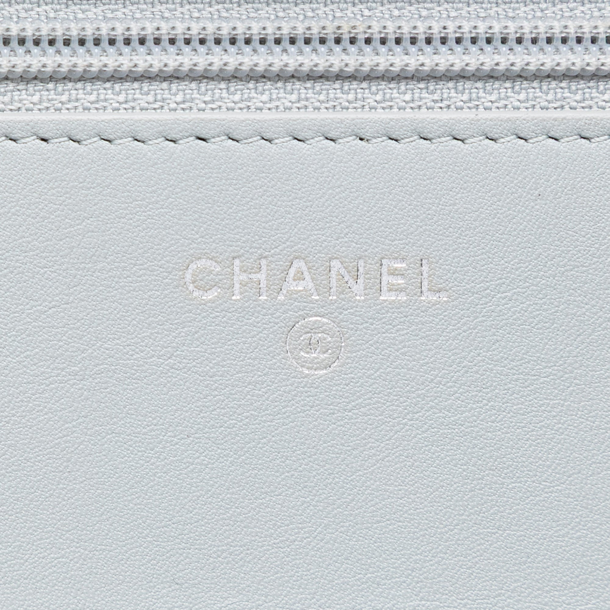 Chanel Toile Deauville Wallet on Chain