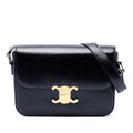 Celine Classique brillant Cuir de veau Triomphe Sac porté croisé