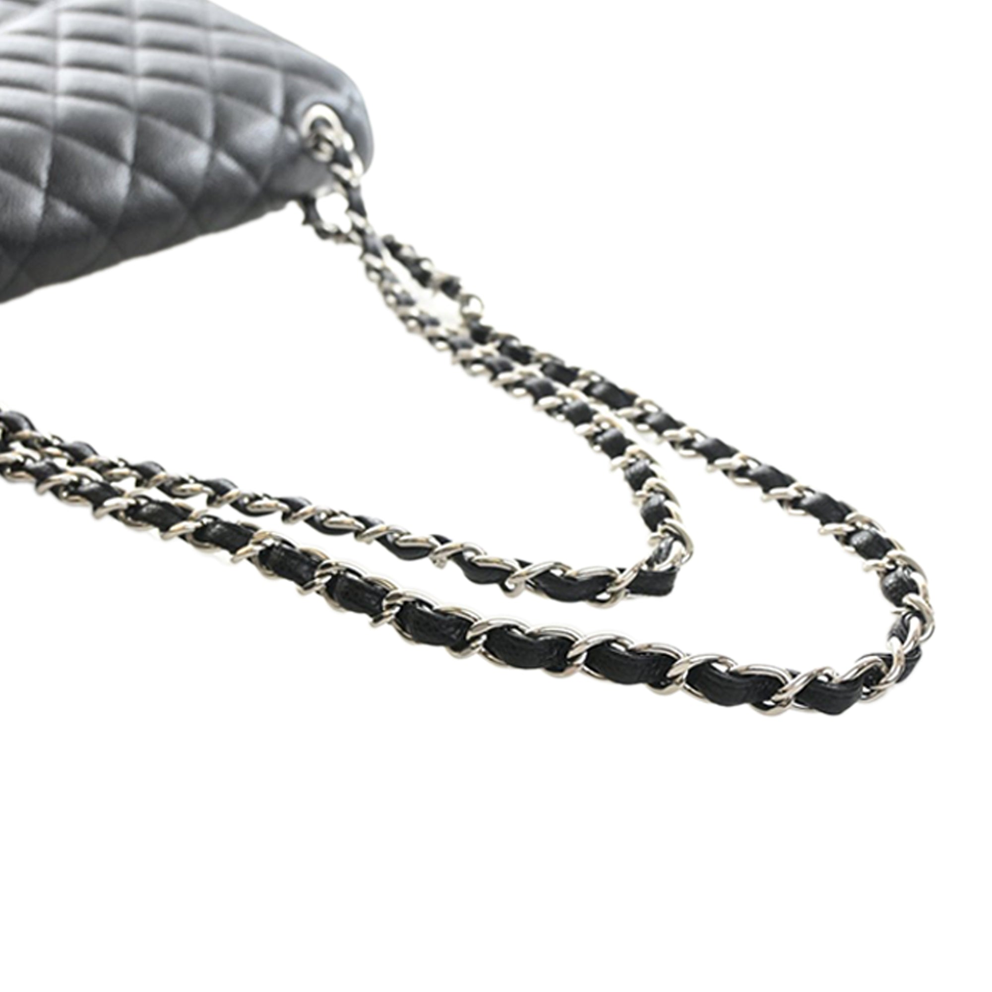 Chanel Jumbo Classic Caviar Double rabat