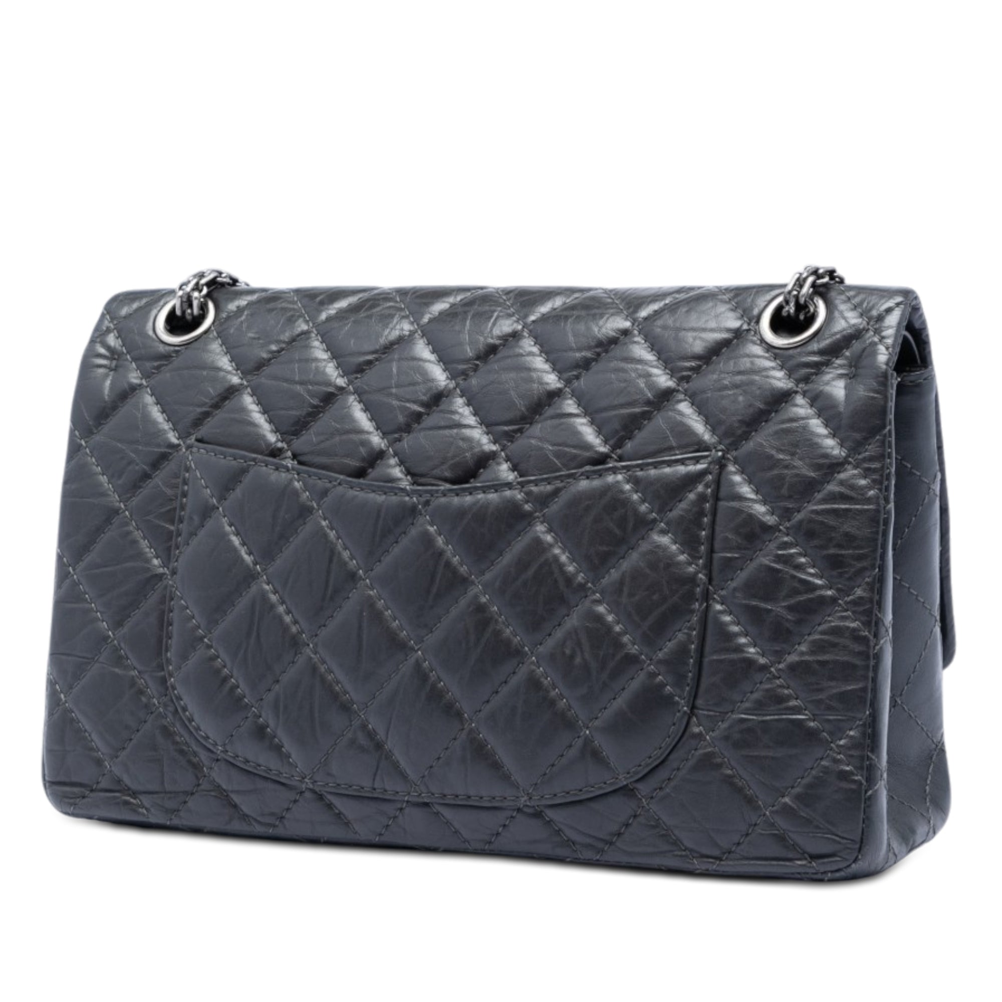 Chanel Matelassé vieilli Cuir de veau Reissue 2.55 Double rabat 226