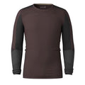 Smartwool - Intraknit Thermal Merino Base Layer Colorblock Crew - Men's - Mink-Black
