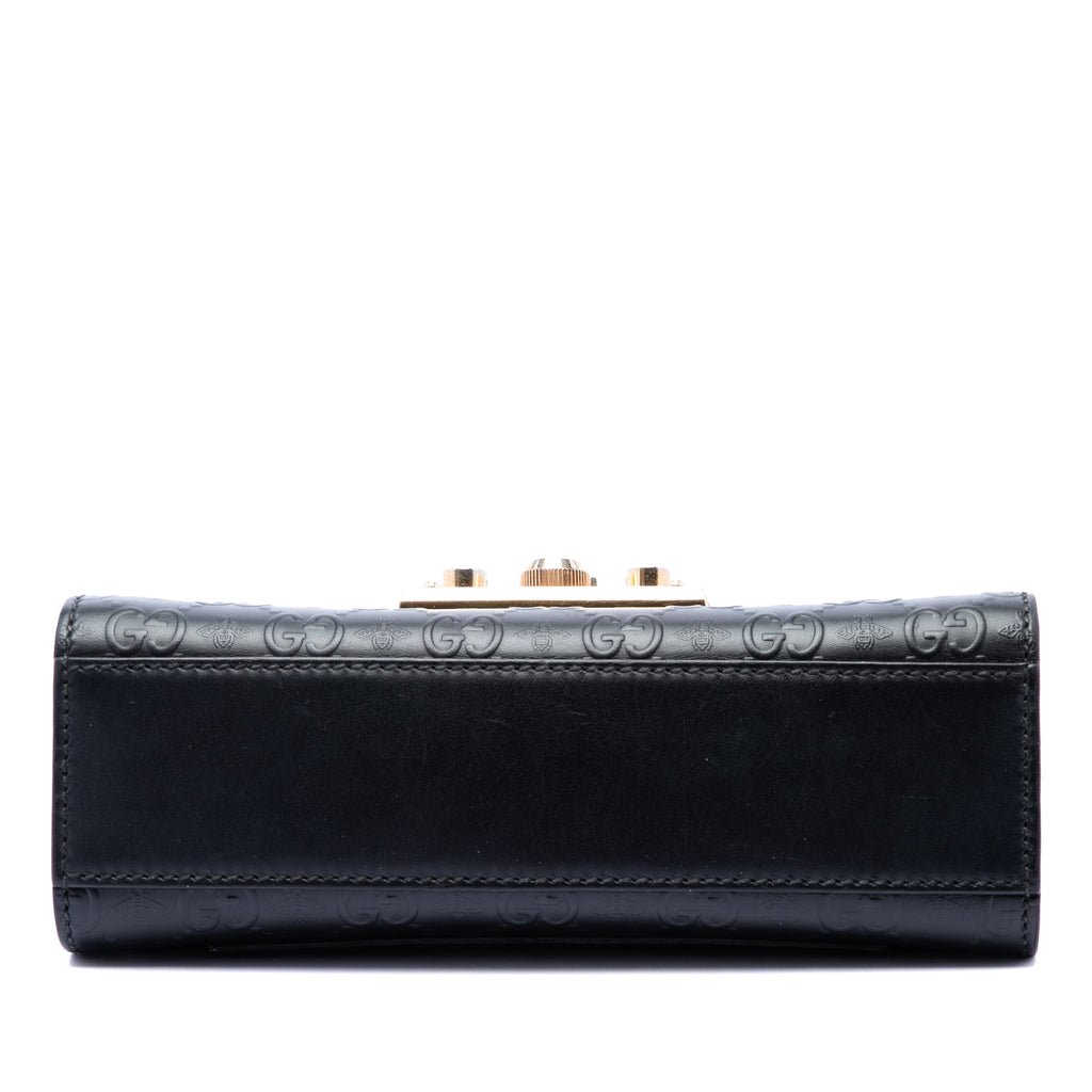 Gucci Small Guccissima Padlock Sac porté croisé
