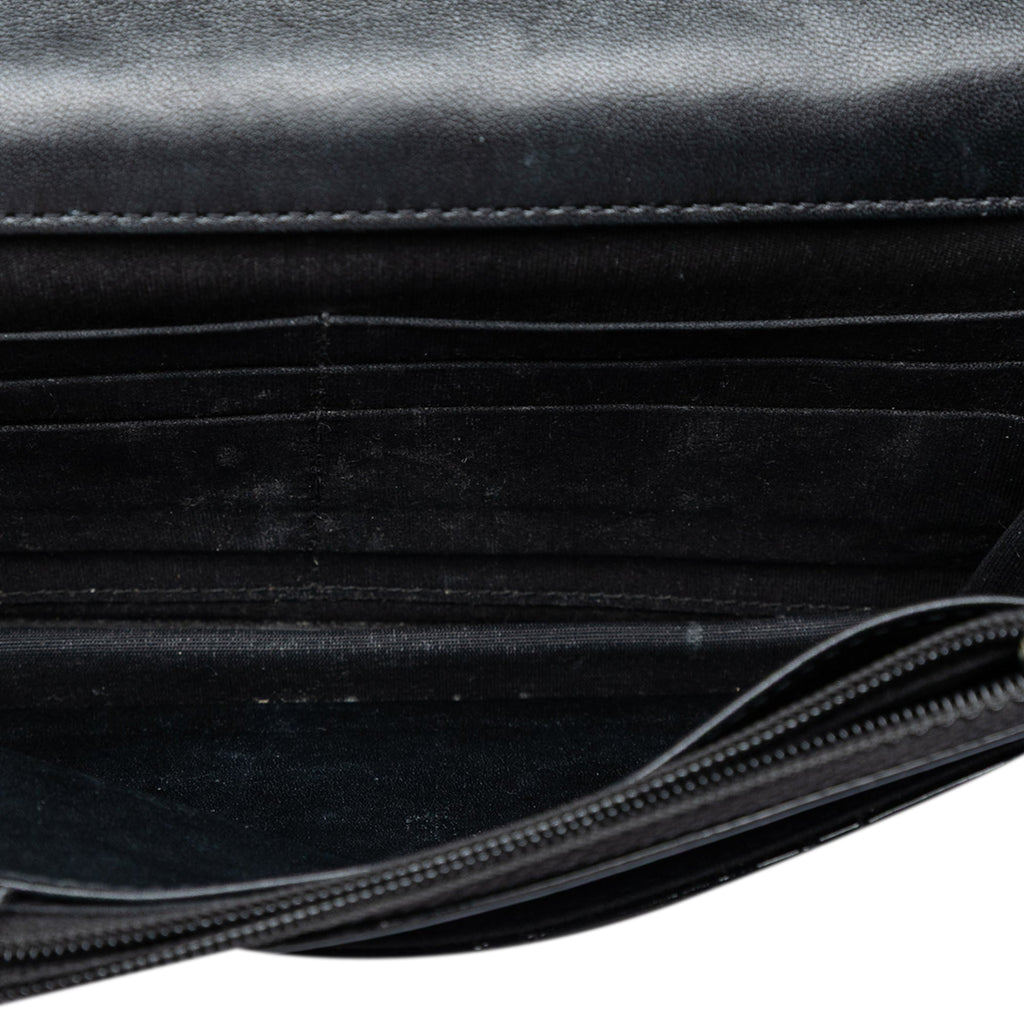 Chanel CC Matelassé Cuir verni Brilliant Wallet on Chain