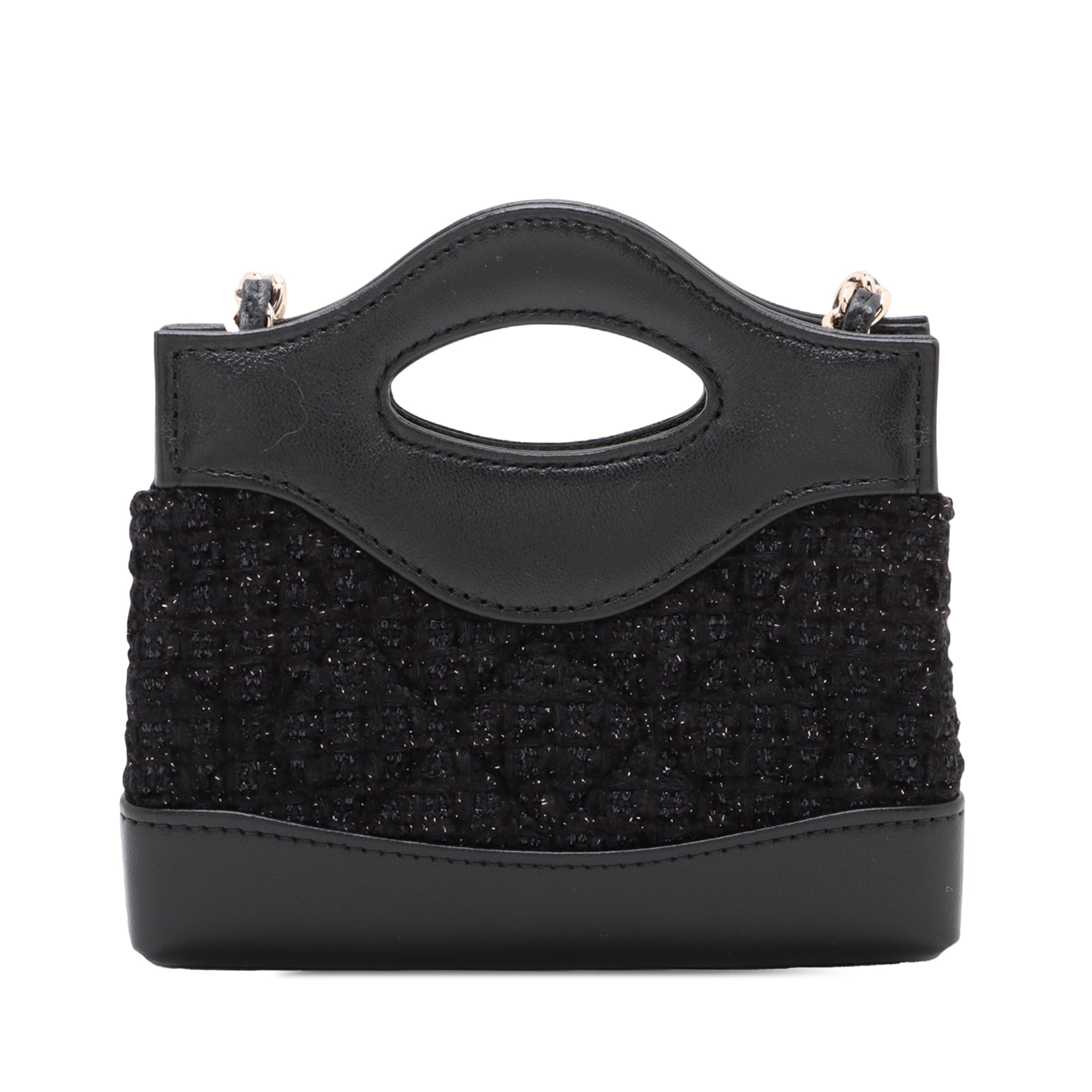 Chanel Nano Matelassé Tweed Kelly Shopper Sac