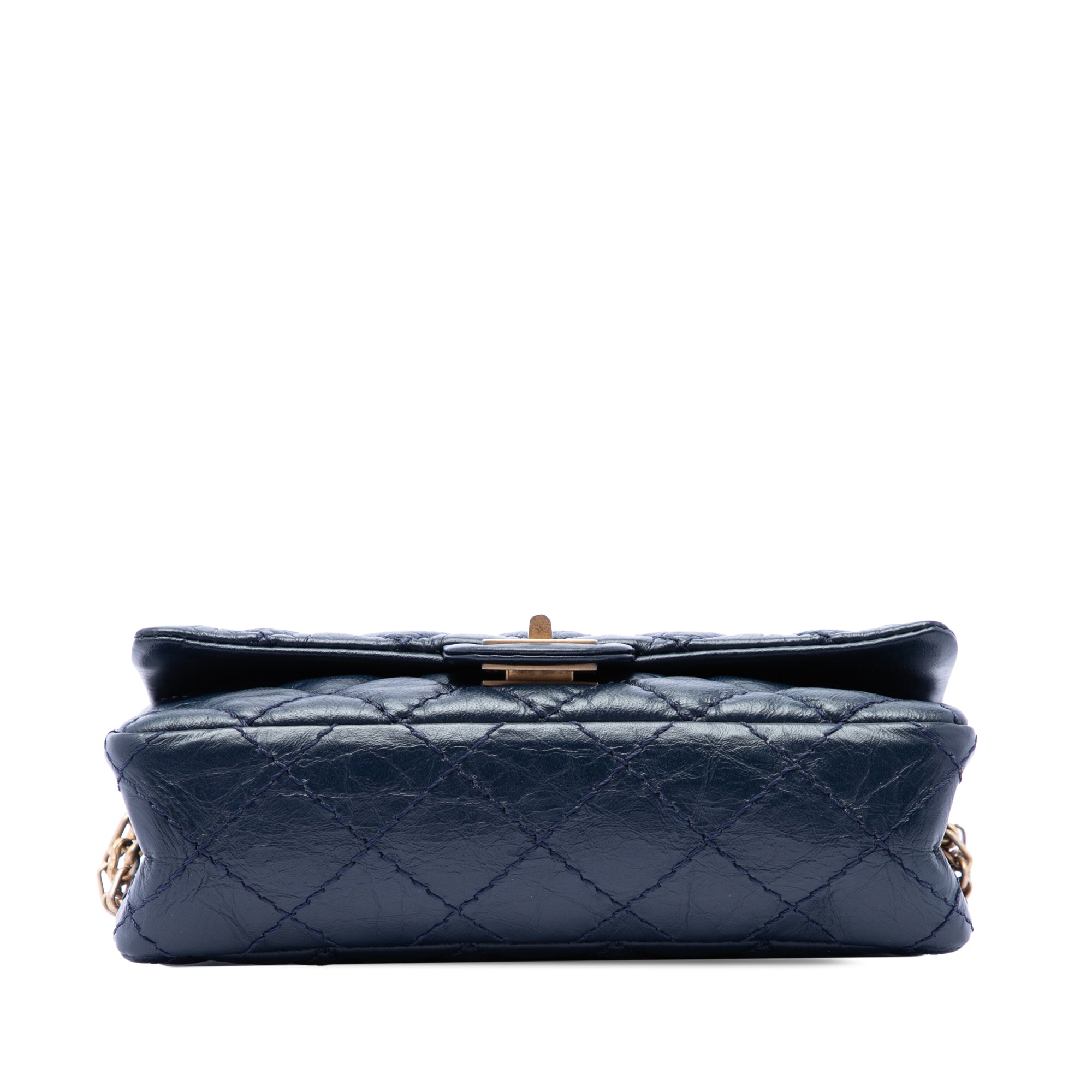 Chanel Matelassé vieilli Cuir de veau Reissue 2.55 Sac ceinture