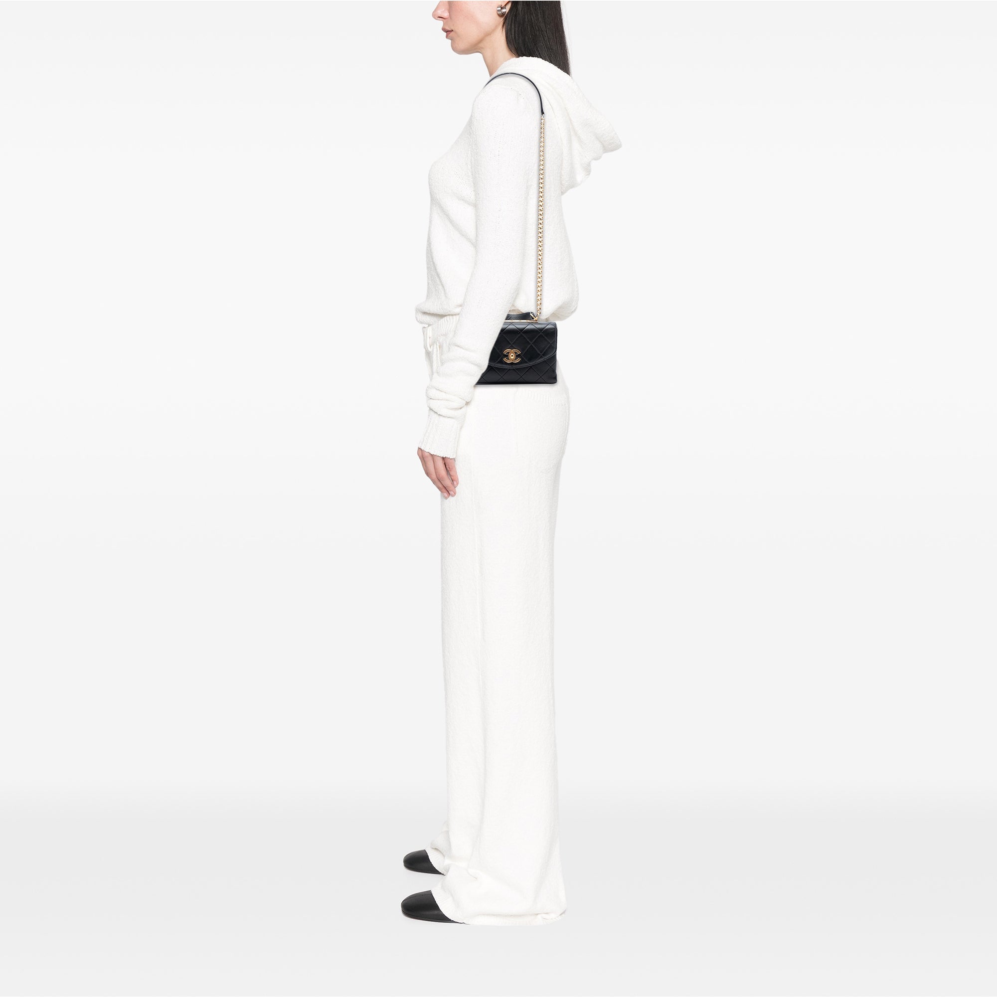 Chanel Small Matelassé Cuir d’agneau Trendy Spirit sac à anse supérieure