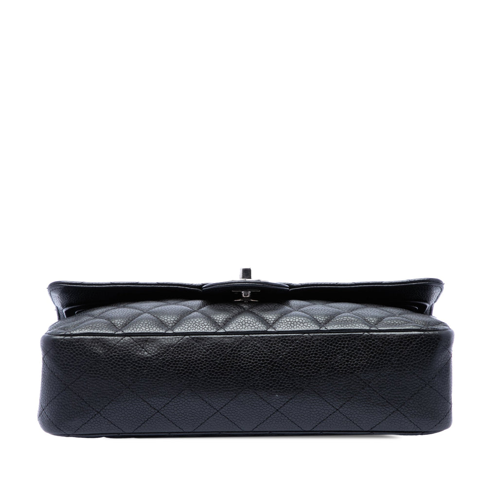 Chanel Medium Classic Caviar Double rabat