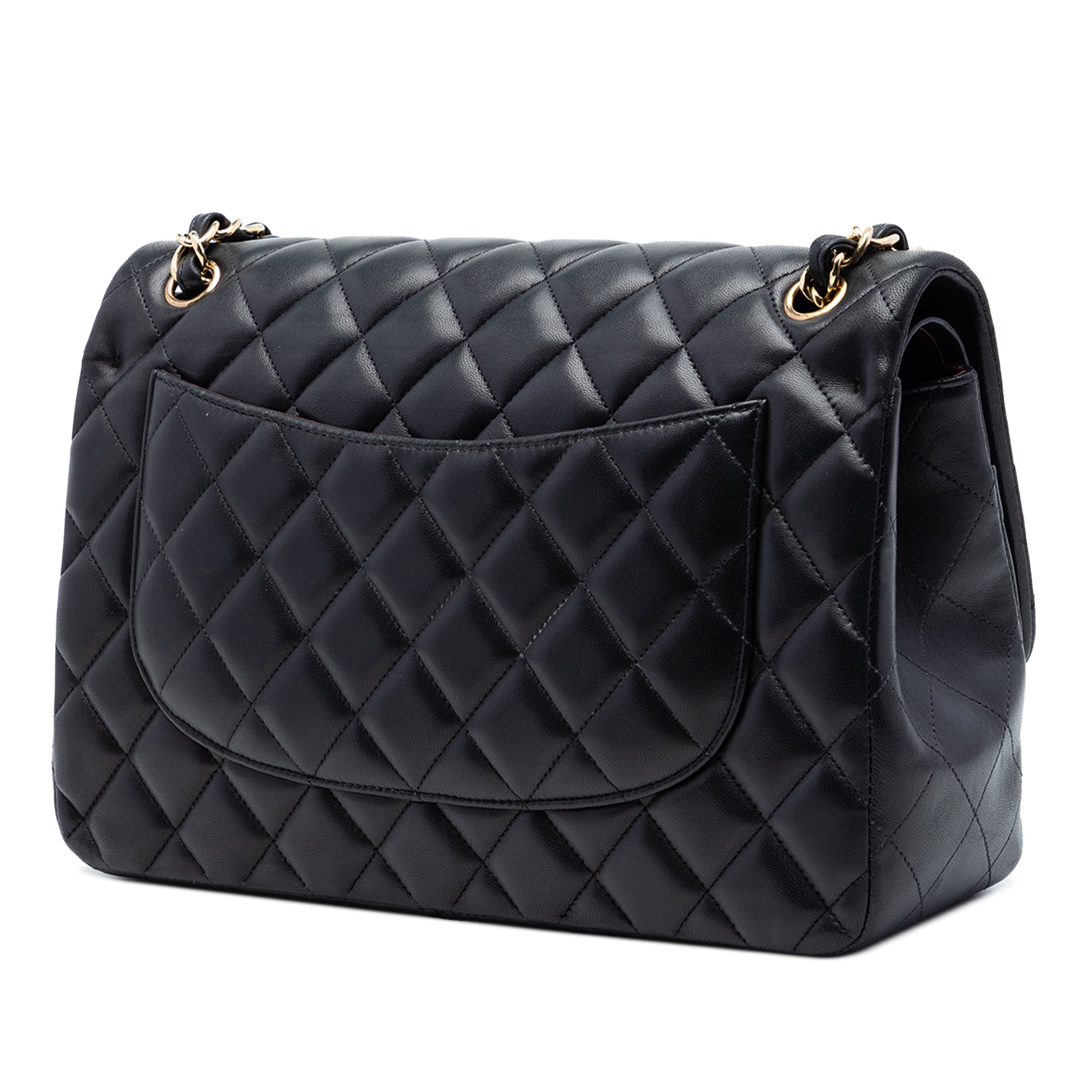 Chanel Jumbo Classic Cuir d’agneau Double rabat