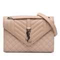 Saint Laurent Medium Grain De Poudre Triquilt Monogram Sac enveloppe