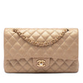 Chanel Medium Classic Iridescent Caviar Double rabat