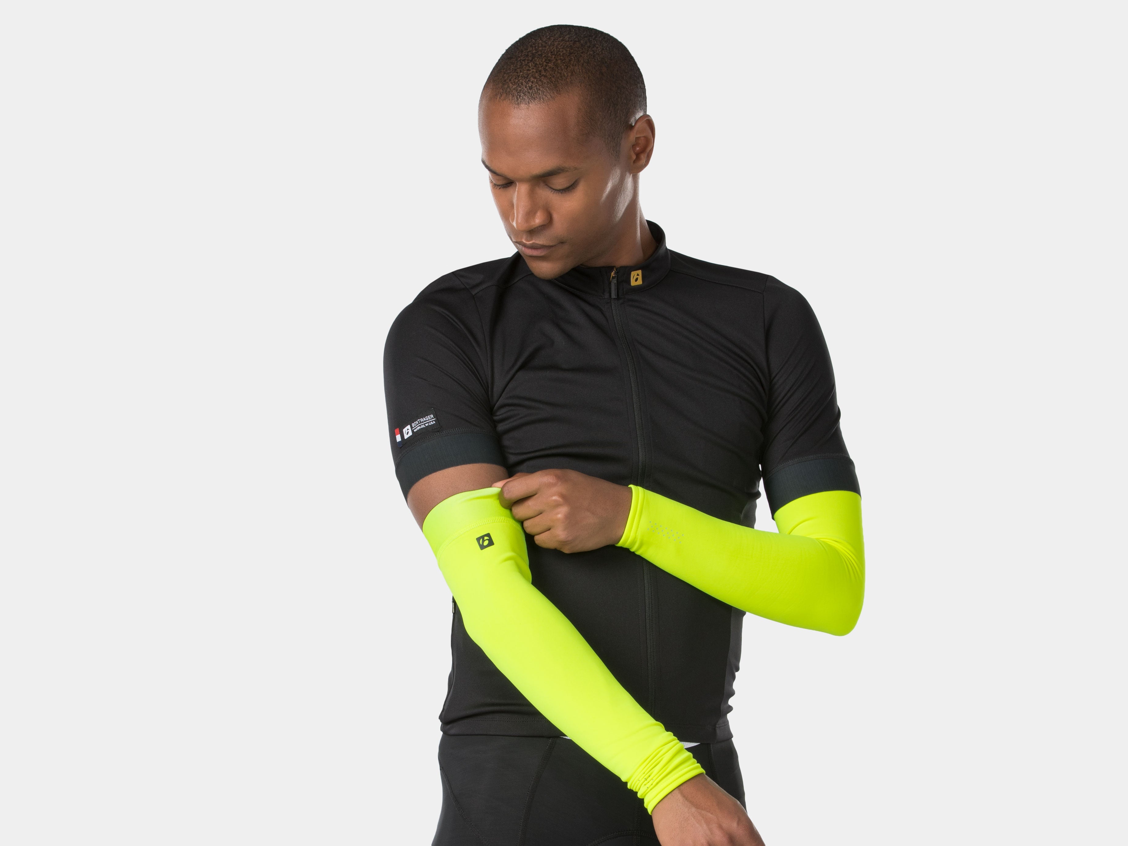 Bontrager Thermal Arm Small Radioactive Yellow Warmer