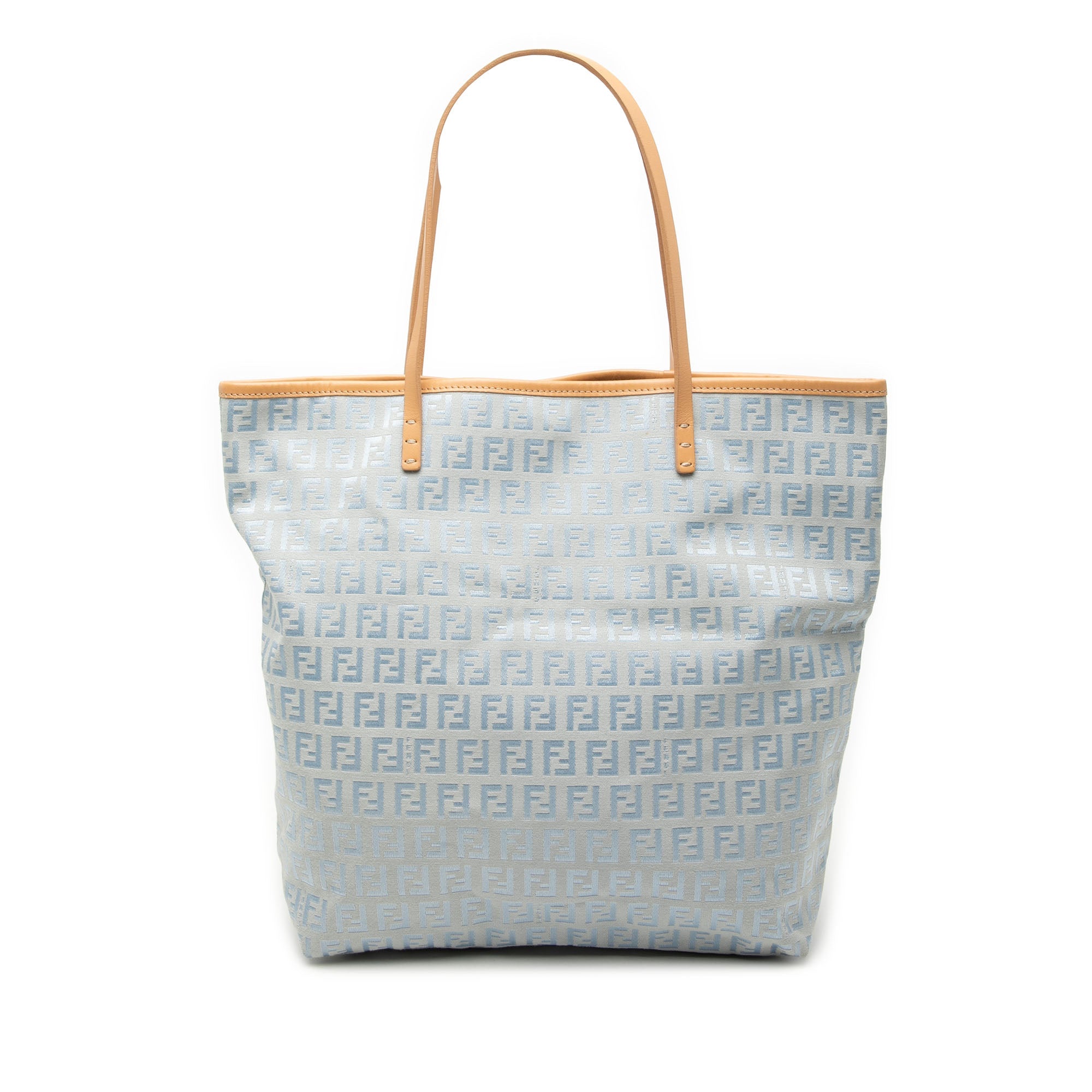 Fendi Small Zucchino Toile Roll Cabas