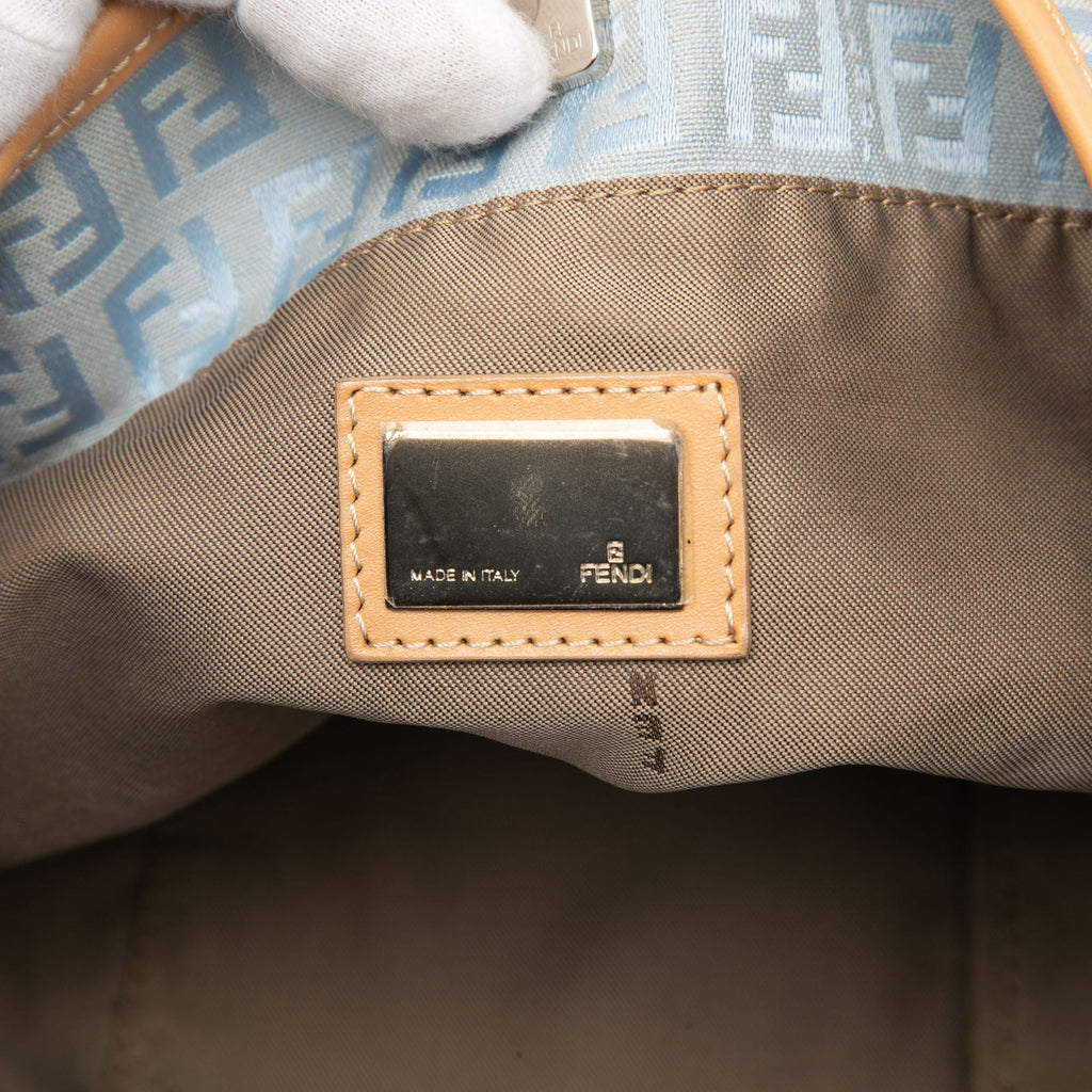 Fendi Small Zucchino Toile Roll Cabas