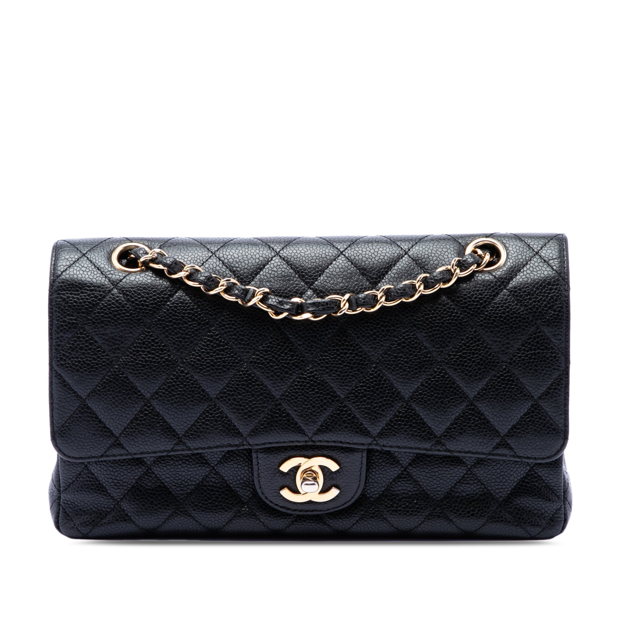 Chanel Medium Classic Caviar Double rabat