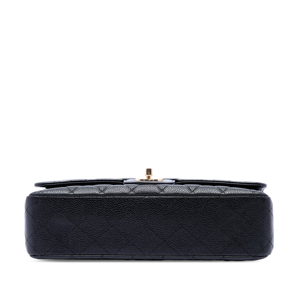 Chanel Medium Classic Caviar Double rabat