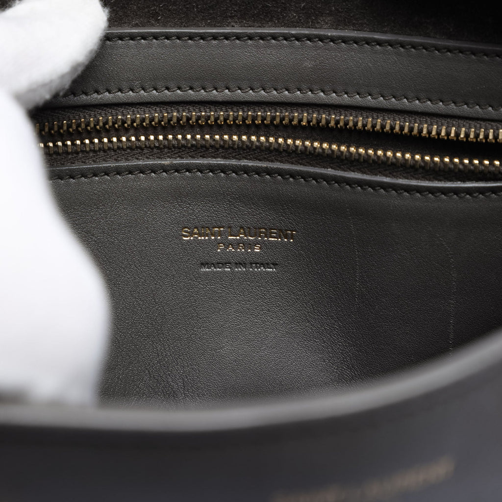 Saint Laurent Small Cuir Monogram Cabas