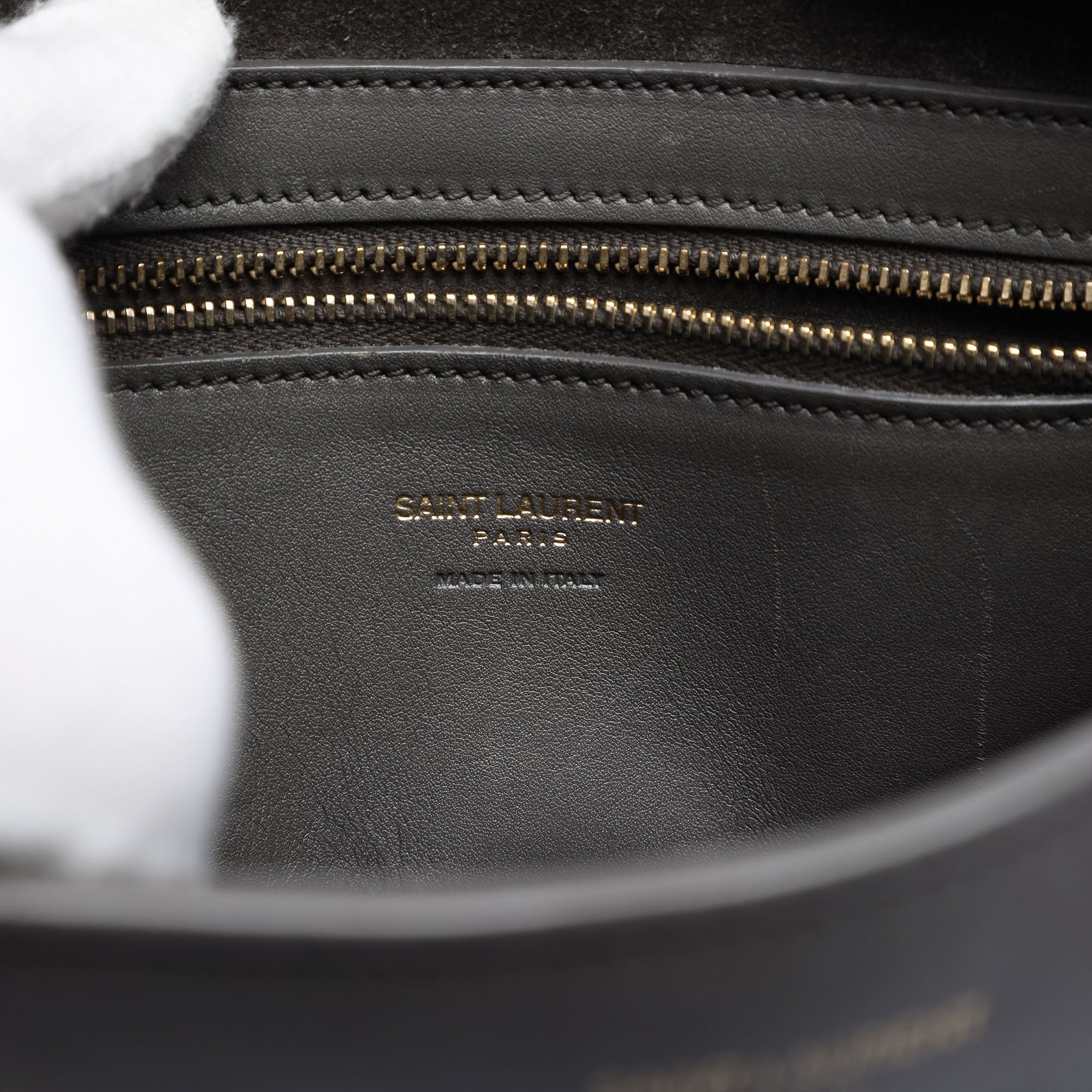 Saint Laurent Small Cuir Monogram Cabas