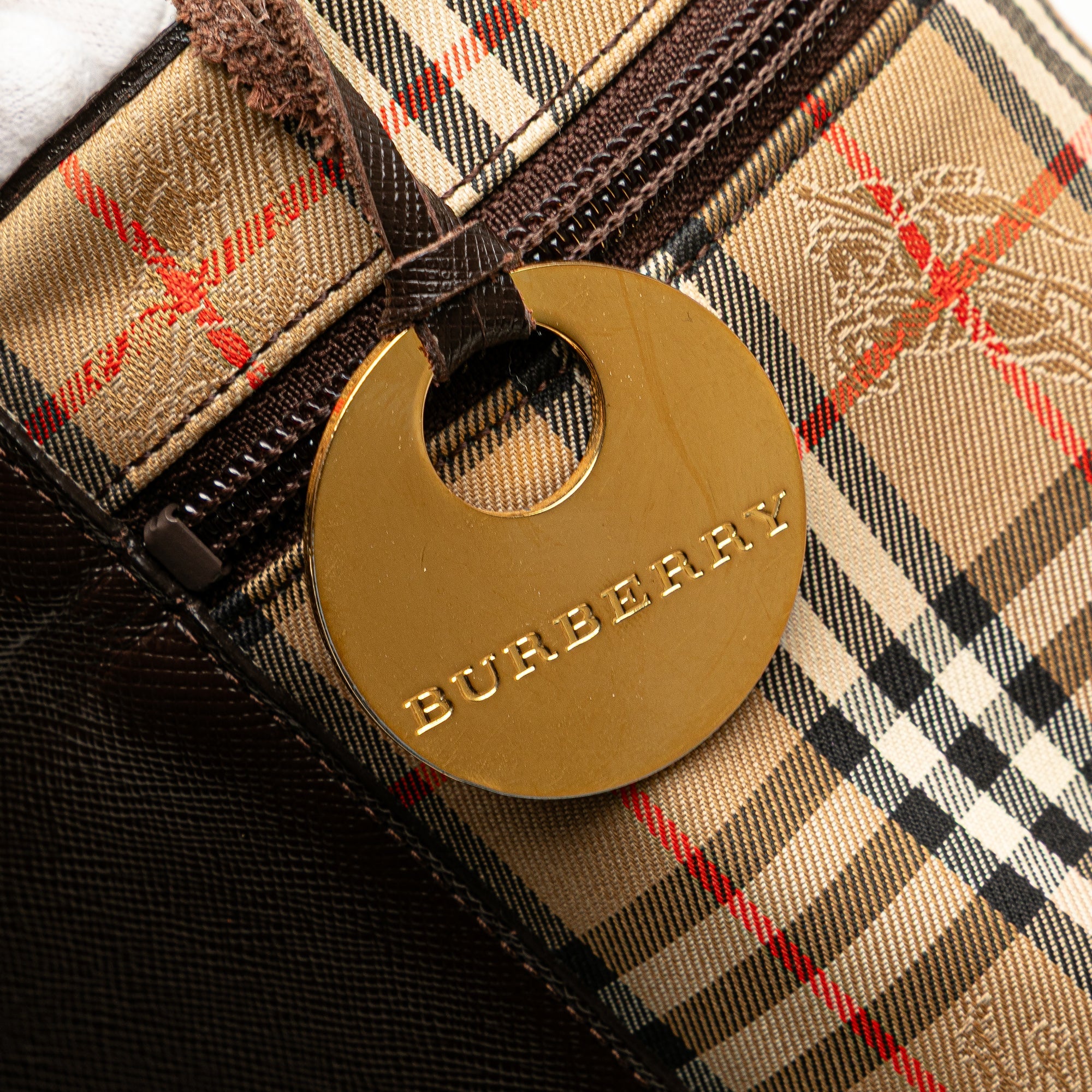 Burberry Haymarket Check Toile Vanity