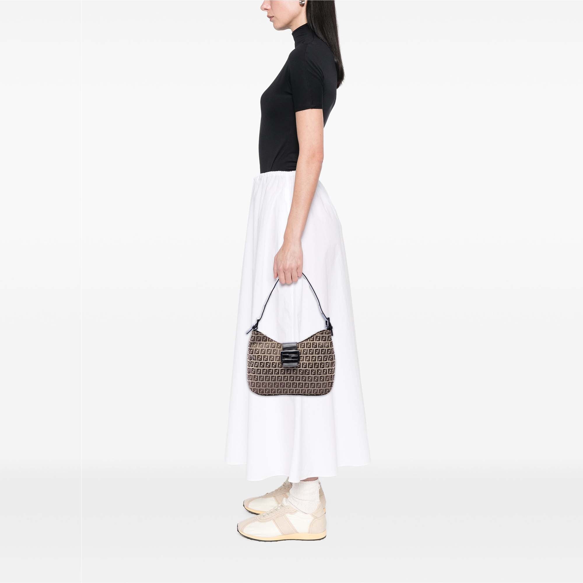 Fendi Zucchino Toile Sac bandoulière