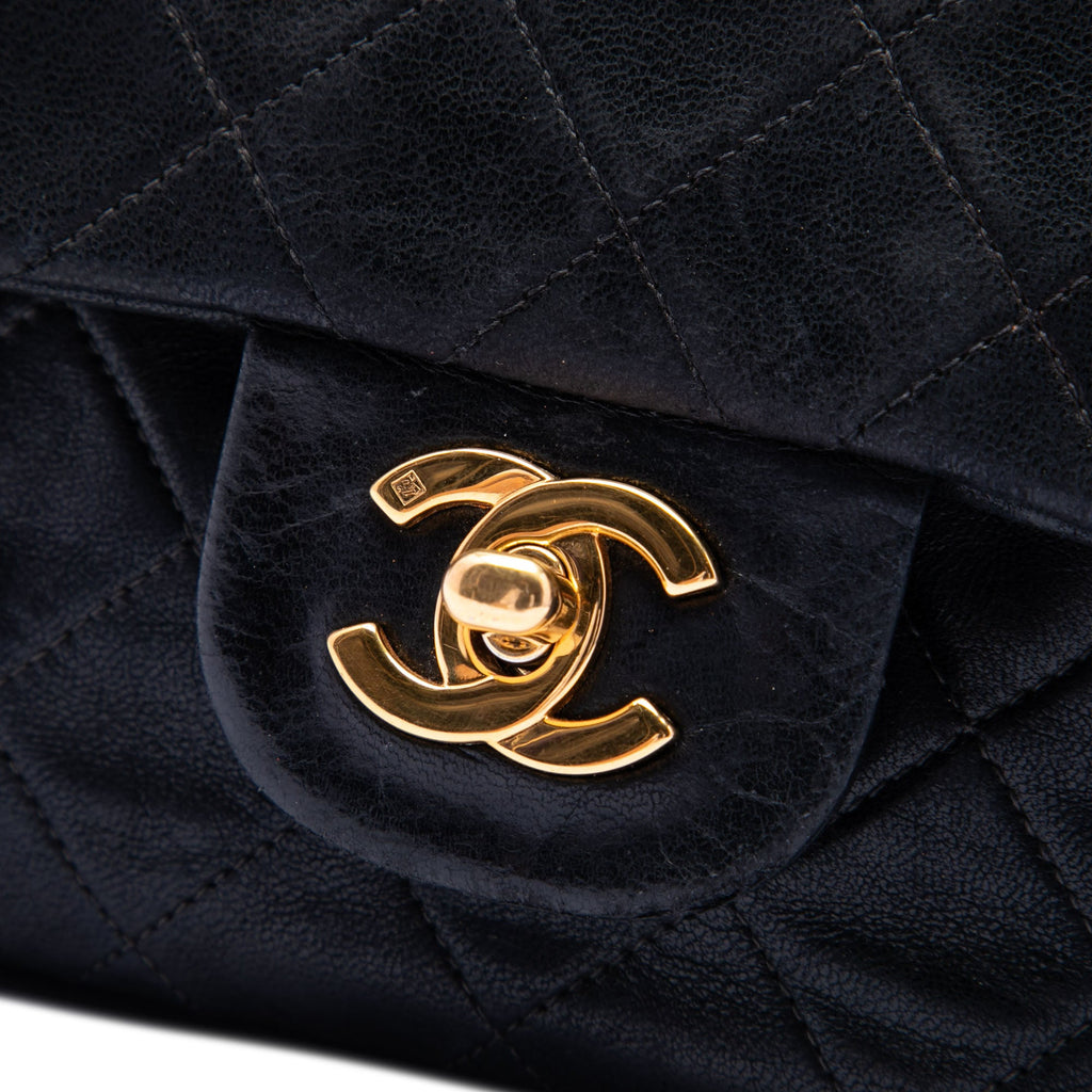 Chanel Small Classic Cuir d’agneau Double rabat