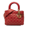 Dior Medium Cuir d’agneau Cannage clouté Supple Lady Dior