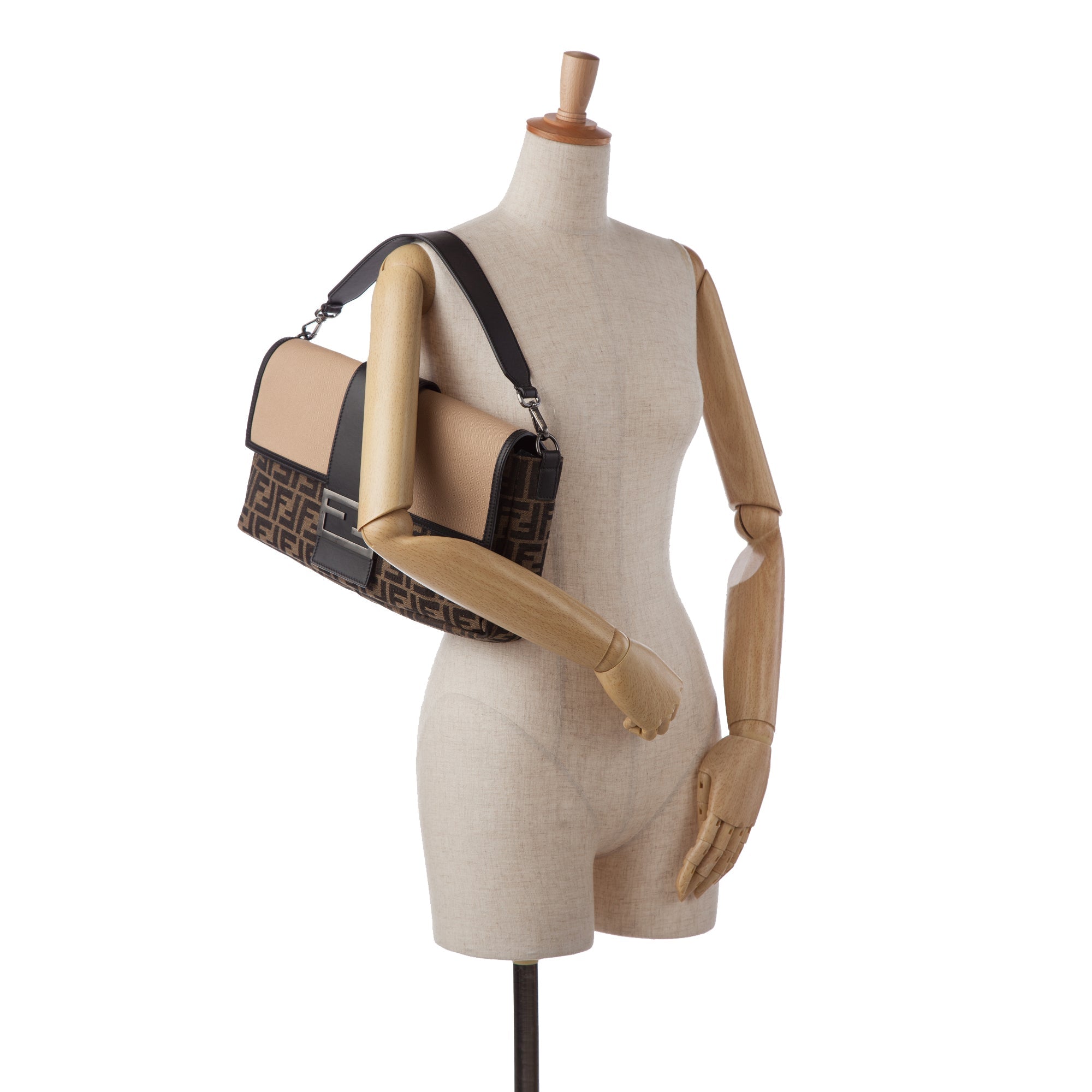 Fendi Large Zucca Toile Convertible Sac ceintureuette