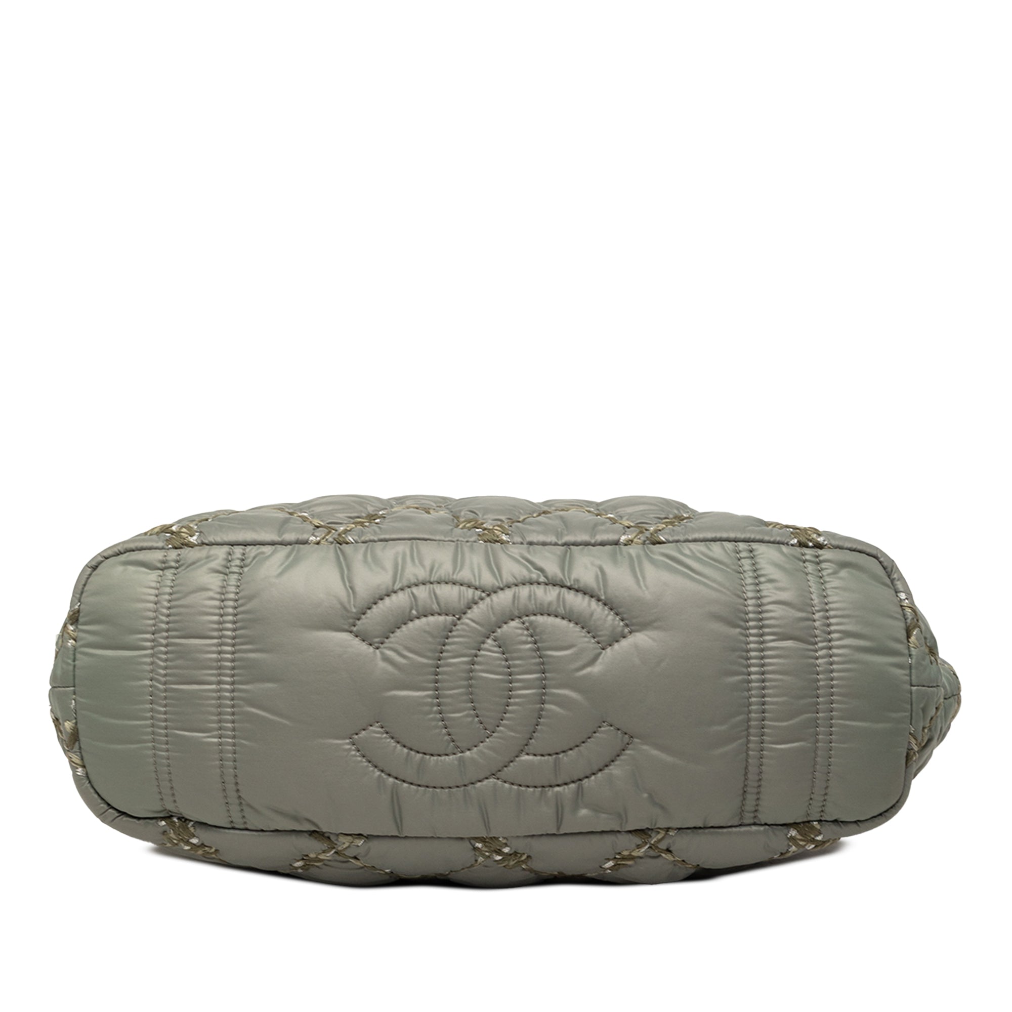 Chanel Paris Byzance Nylon Tweed On Stitch Cabas