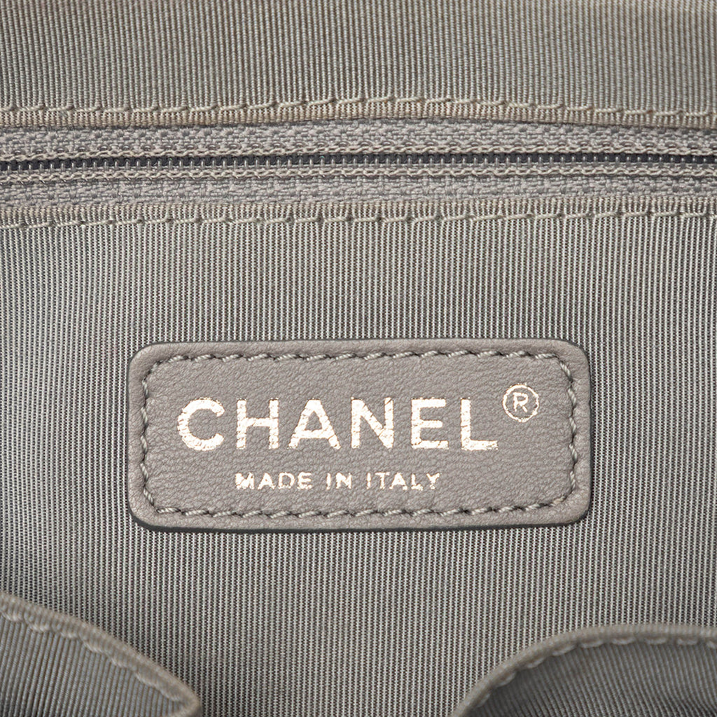 Chanel Paris Byzance Nylon Tweed On Stitch Cabas