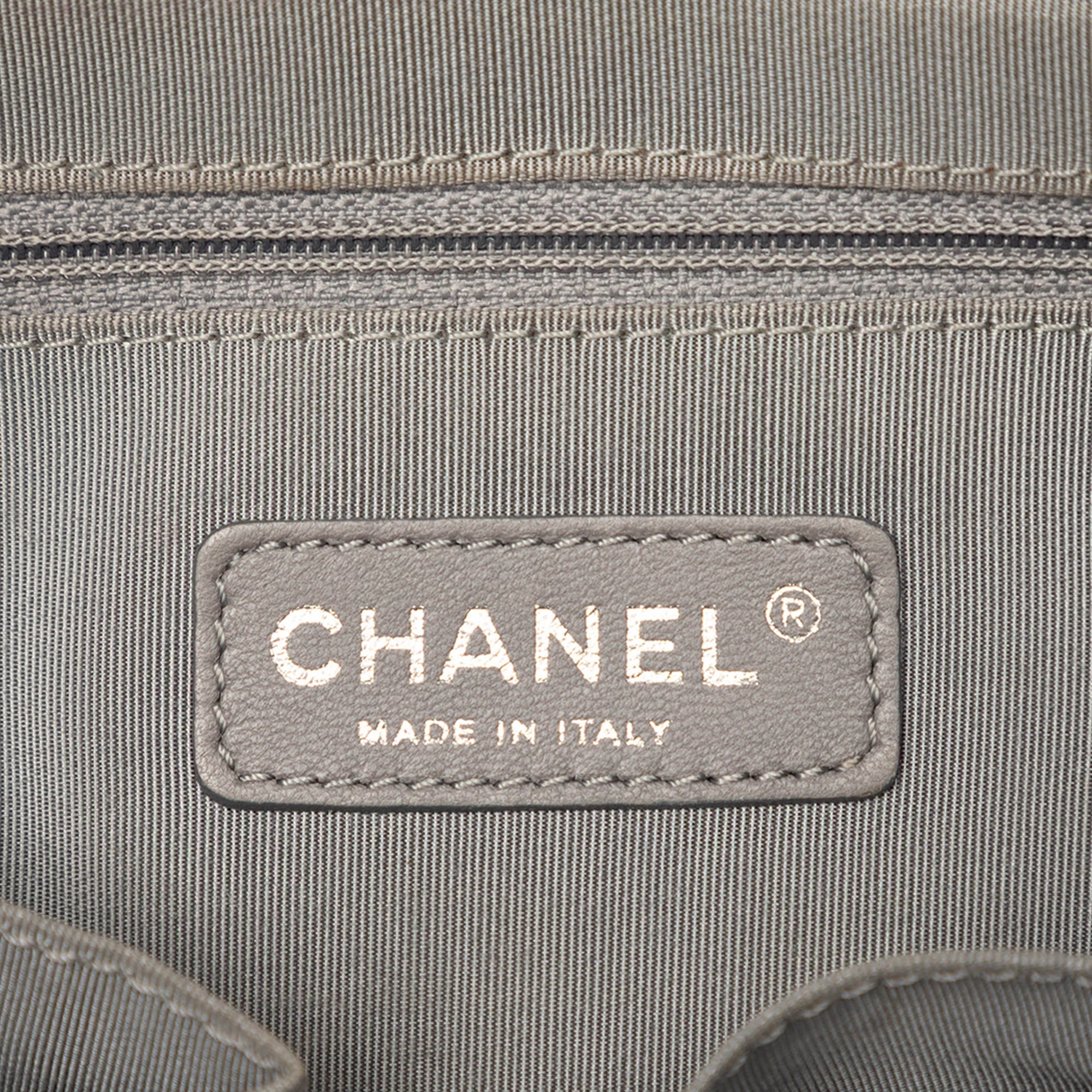 Chanel Paris Byzance Nylon Tweed On Stitch Cabas