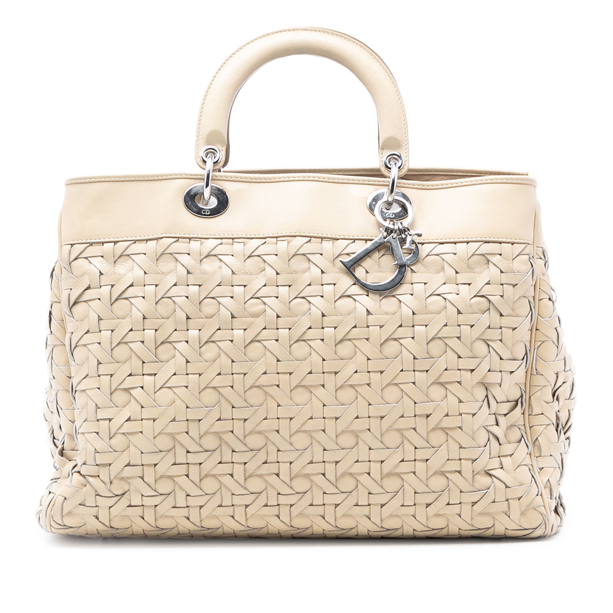 Dior Woven Cuir d’agneau Lady Dior Avenue Cabas