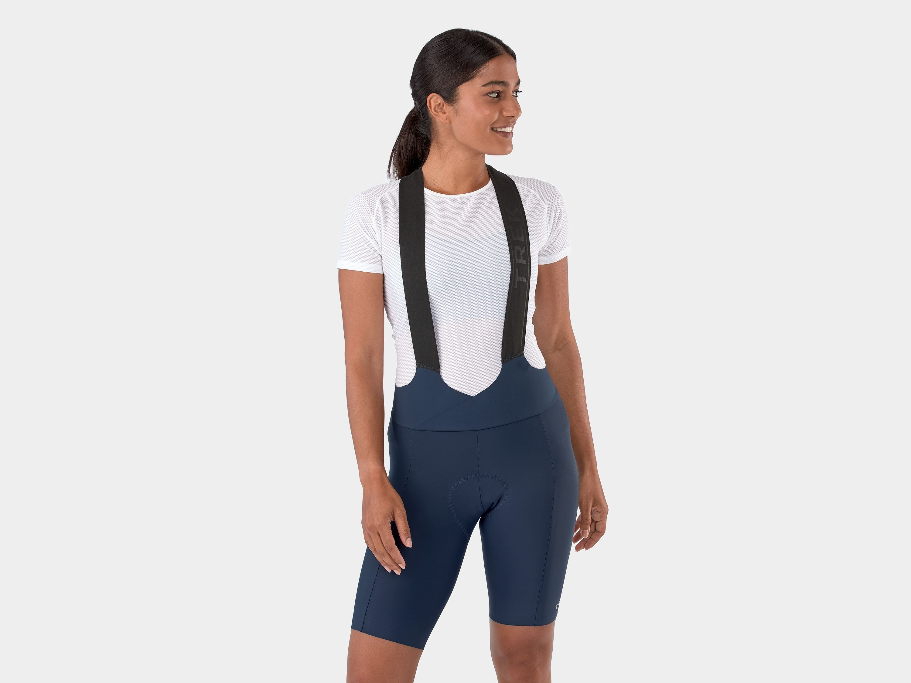 Short Trek Velocis Bib Women Large Deep Dark Blue