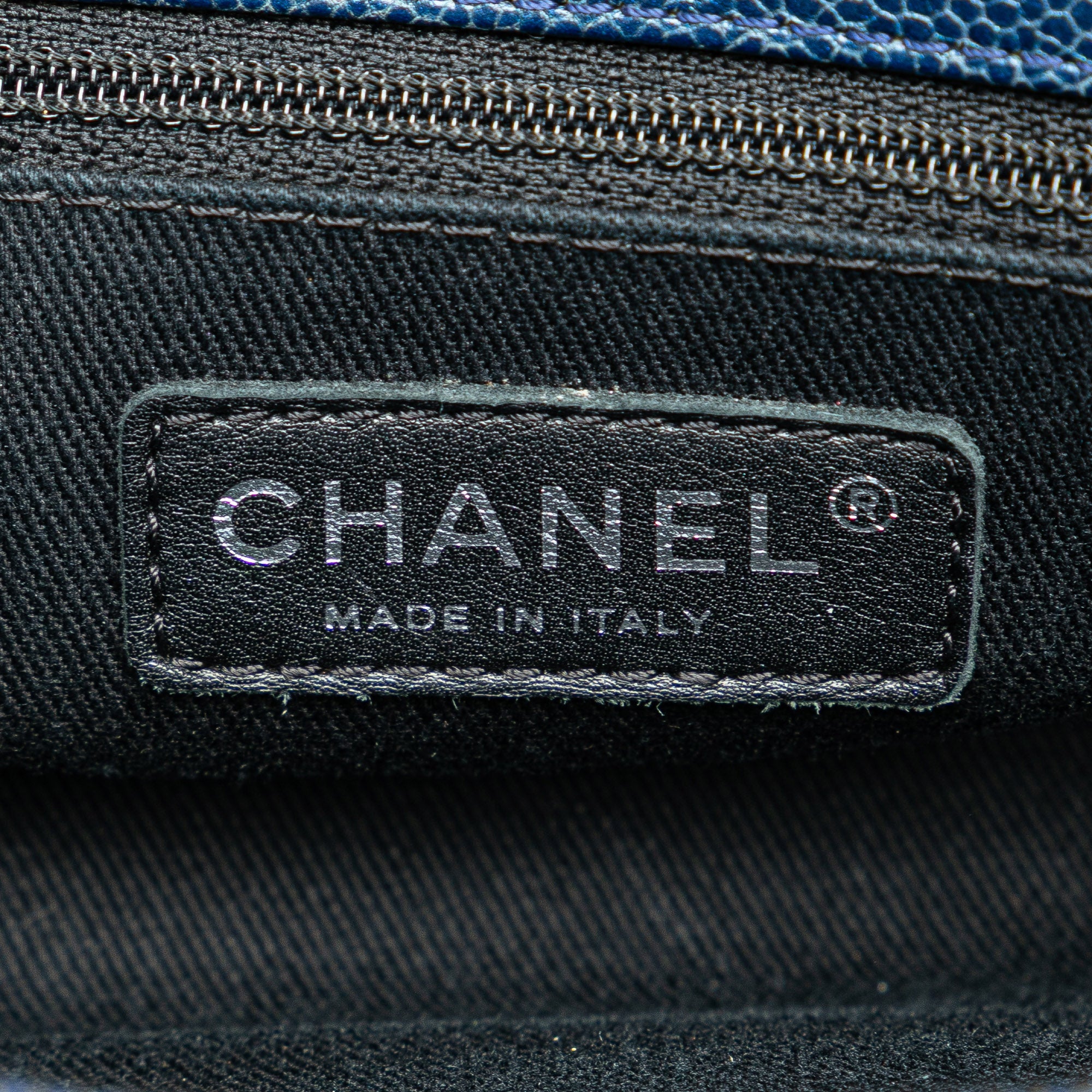 Chanel Matelassé Iridescent Caviar Chic Shopping Cabas