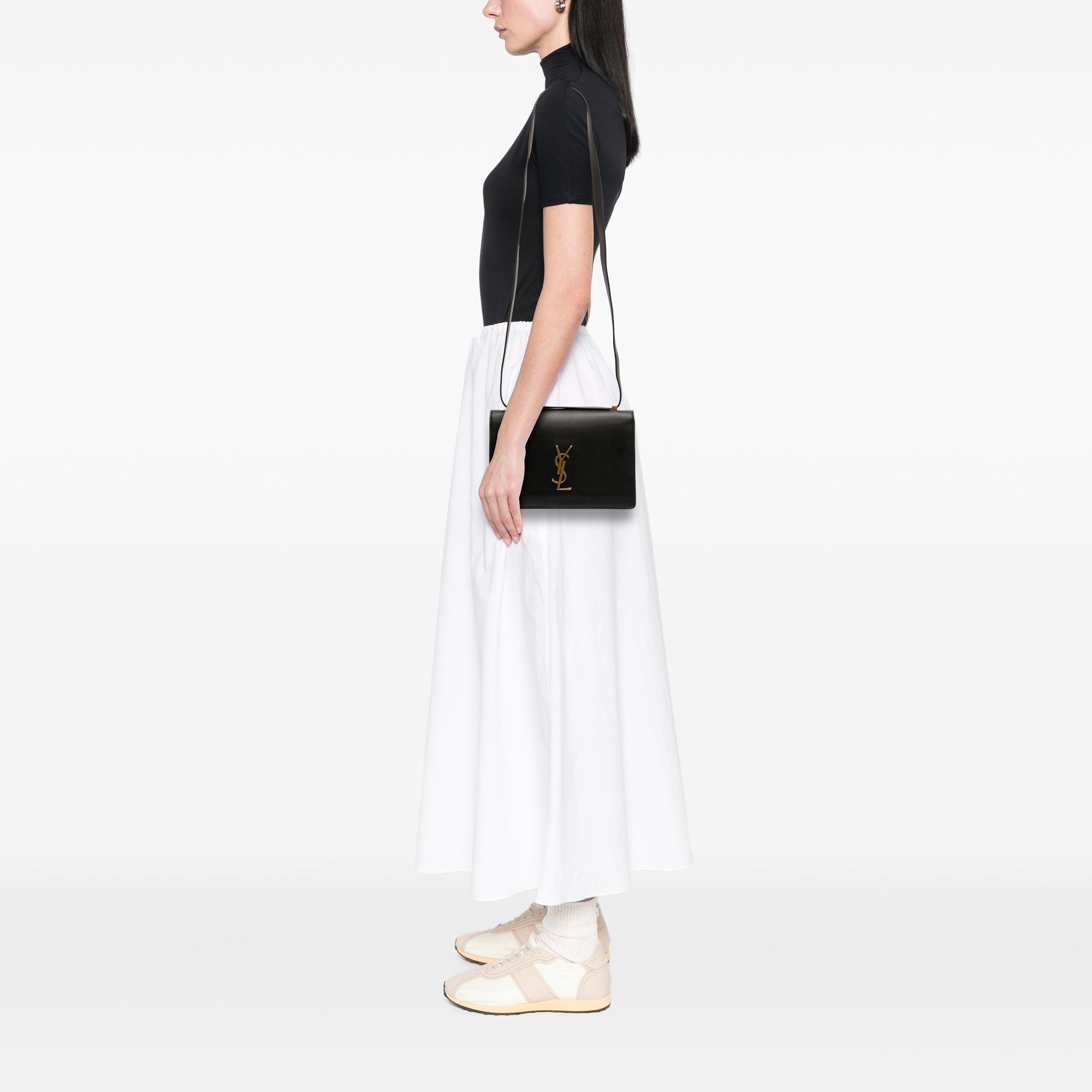 Saint Laurent Small Cuir de veau Dylan Sac porté croisé