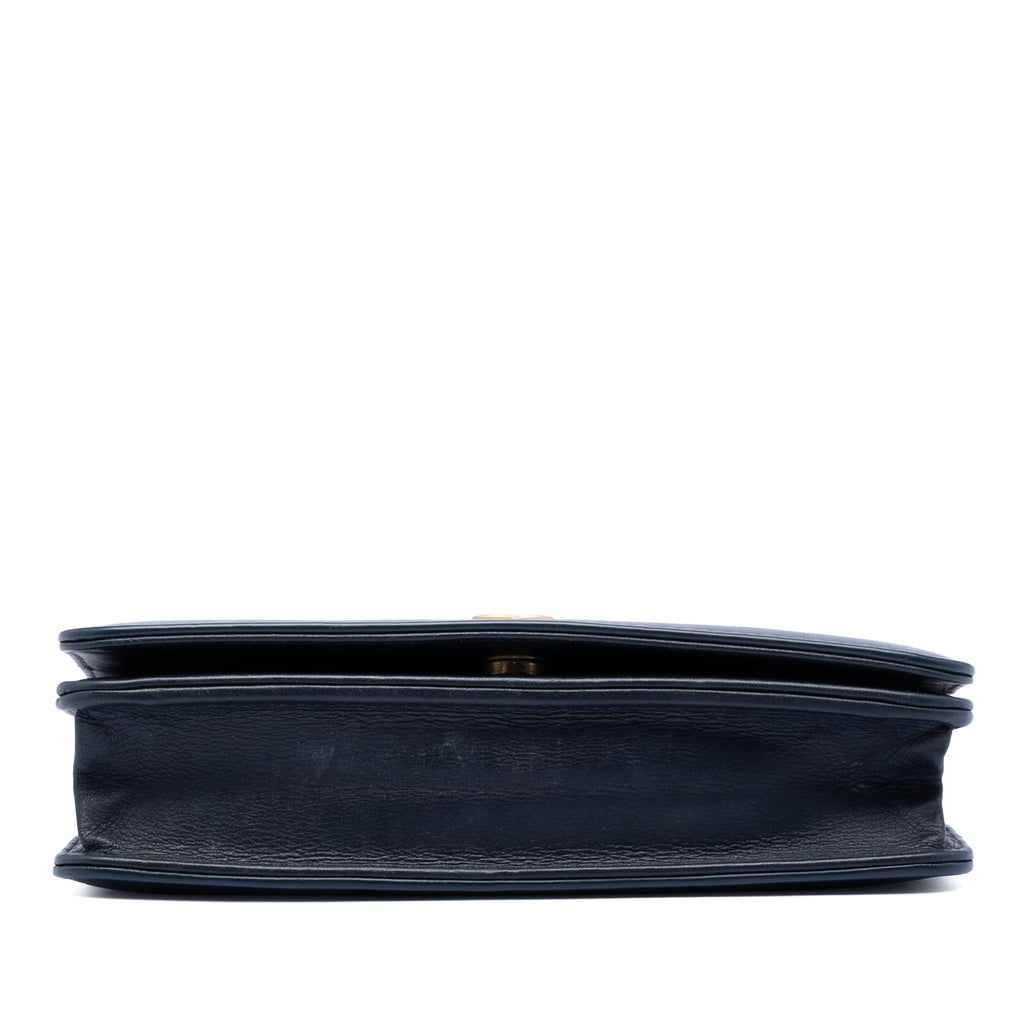 Chanel Printed Jean et Cuir de veau Gabrielle Wallet on Chain