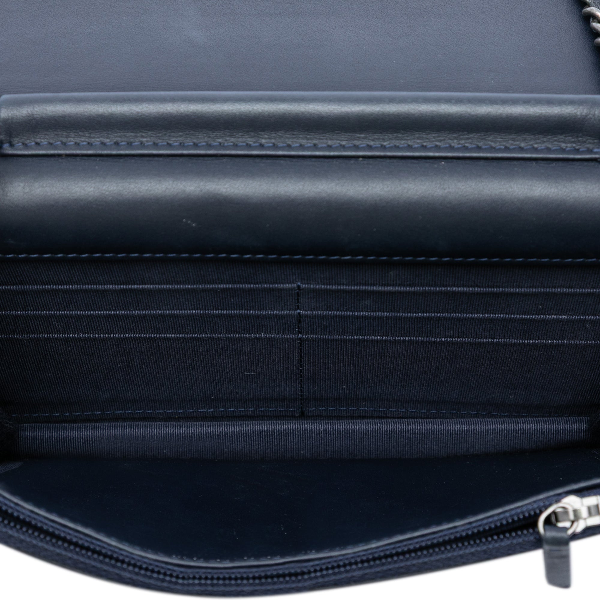 Chanel Printed Jean et Cuir de veau Gabrielle Wallet on Chain
