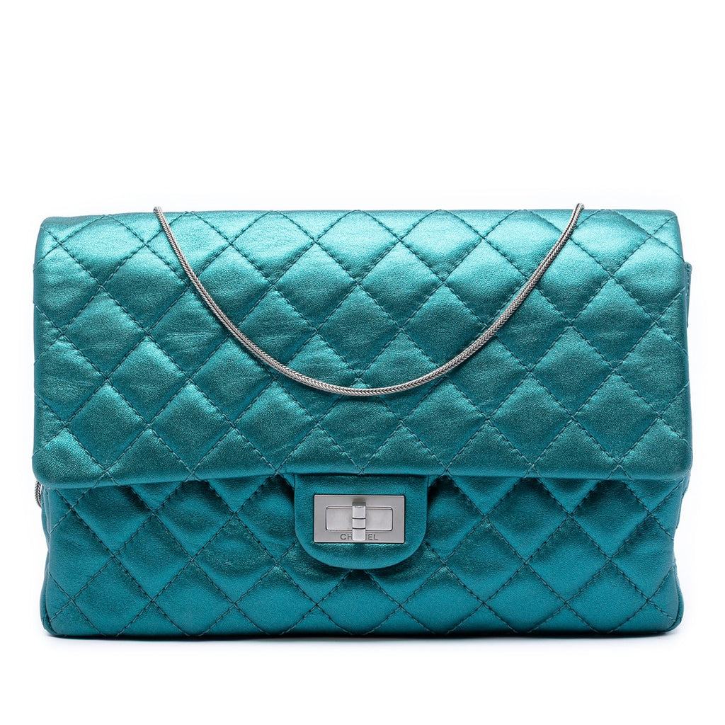 Chanel Matelassé Metallic Cuir de veau Reissue 2.55 à rabat 226