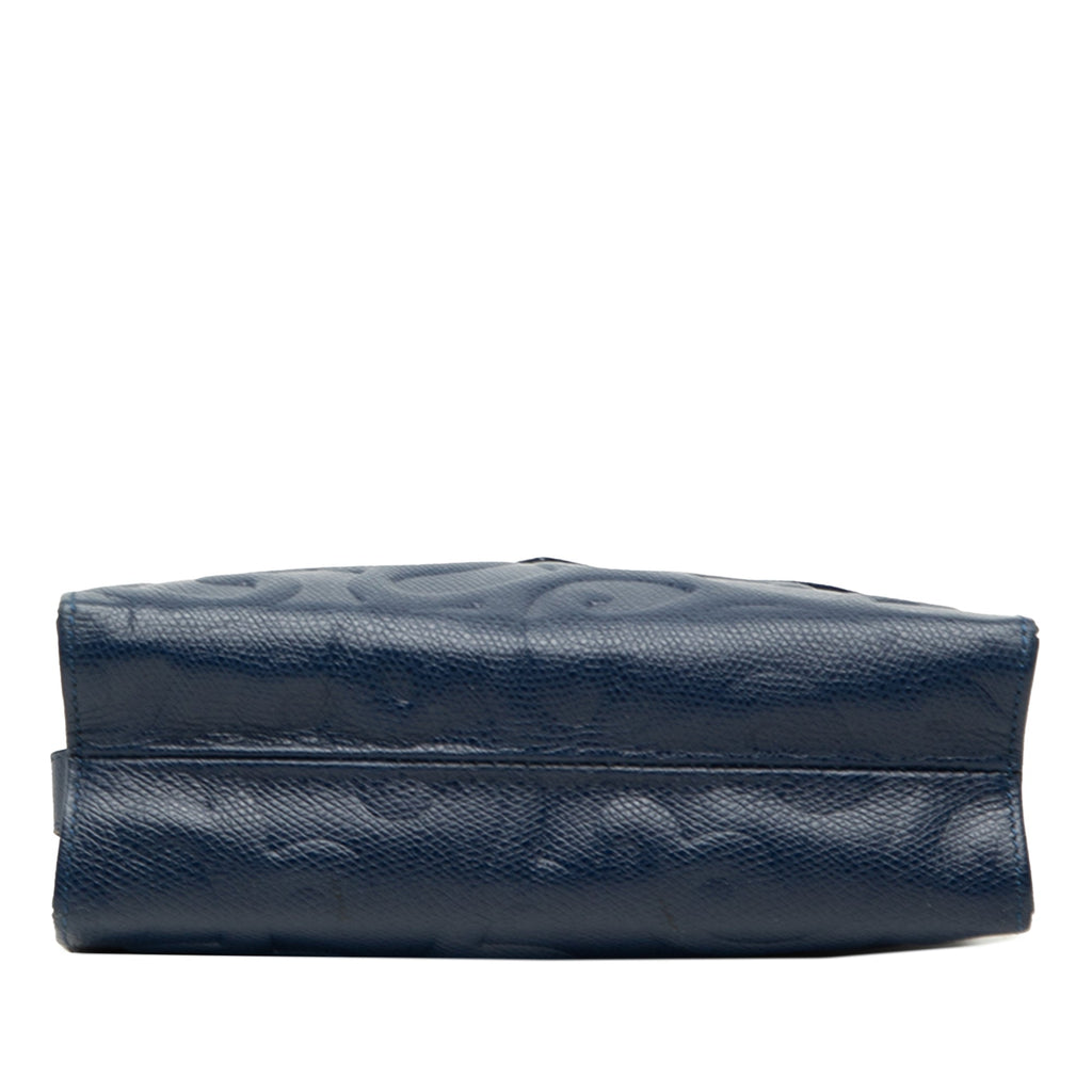 Saint Laurent embossé Cuir Arabesque Sac porté croisé