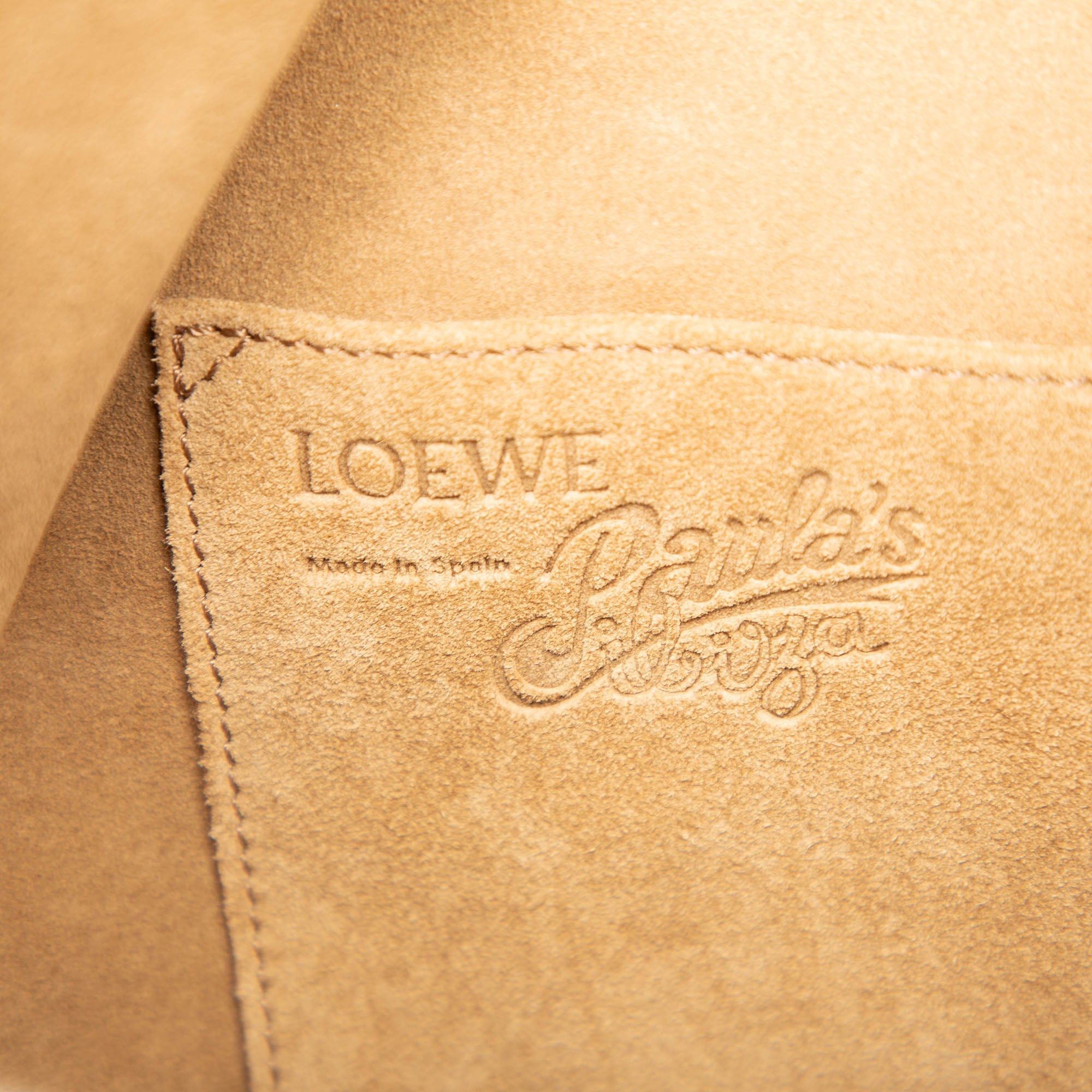 LOEWE Paulas Ibiza Small Toile Balloon Bucket Sac