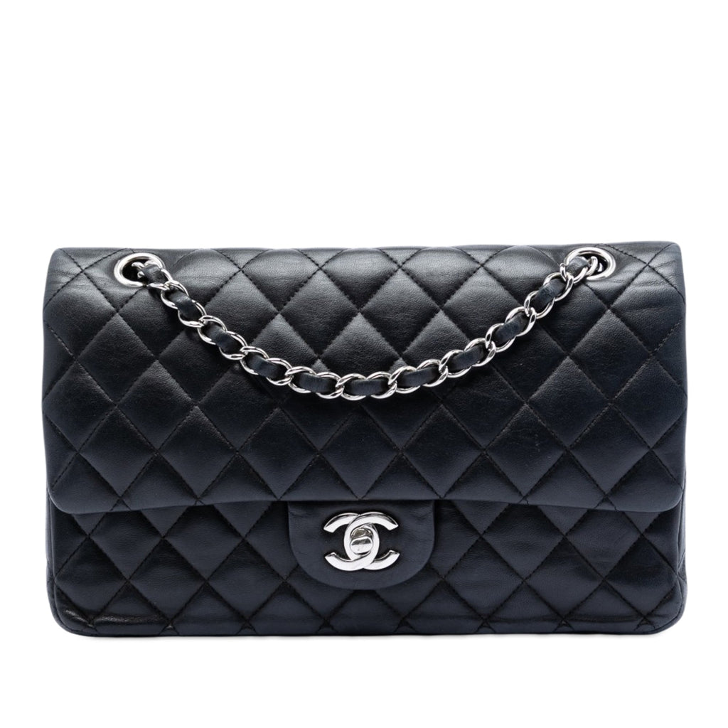 Chanel Medium Classic Cuir d’agneau Double rabat